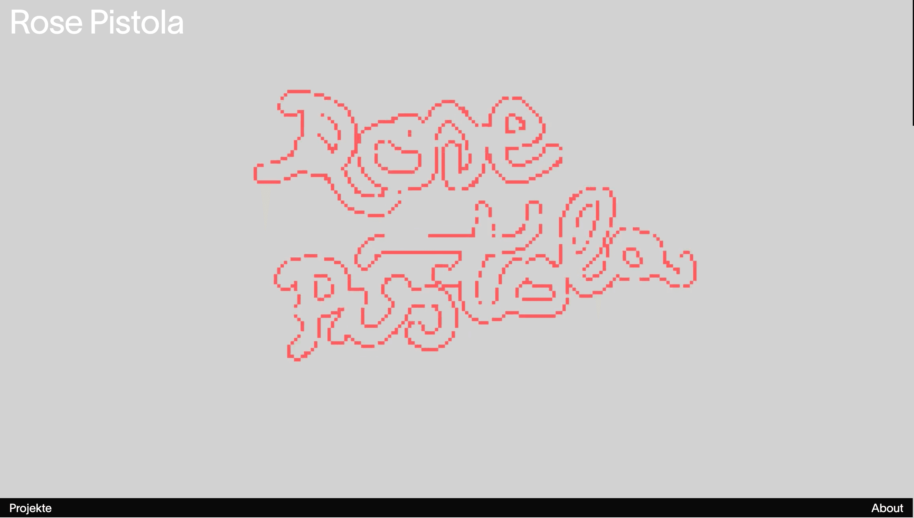 Rose Pistola — Agency, Studio website design