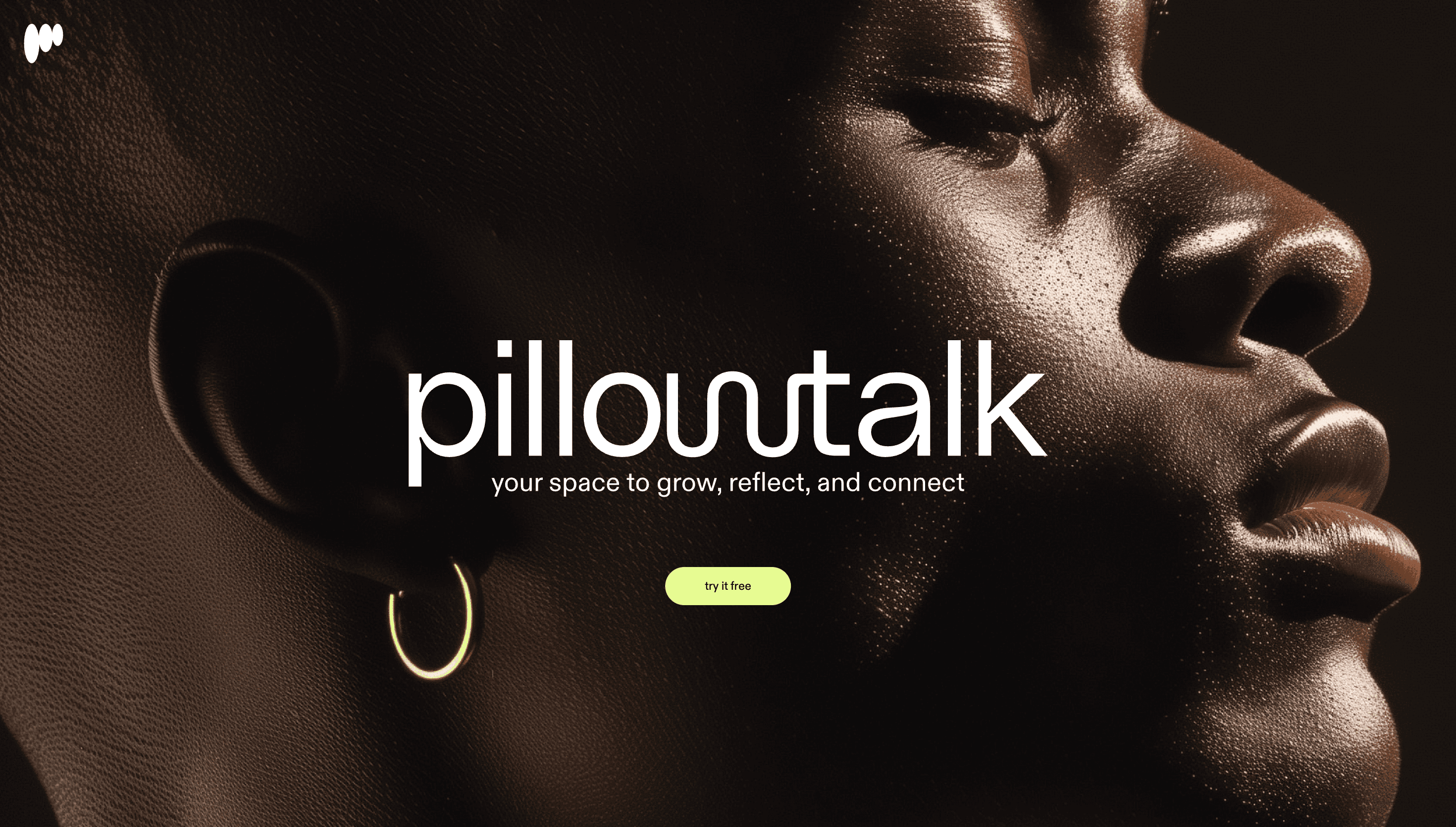 Pillowtalk — Community, Health website design