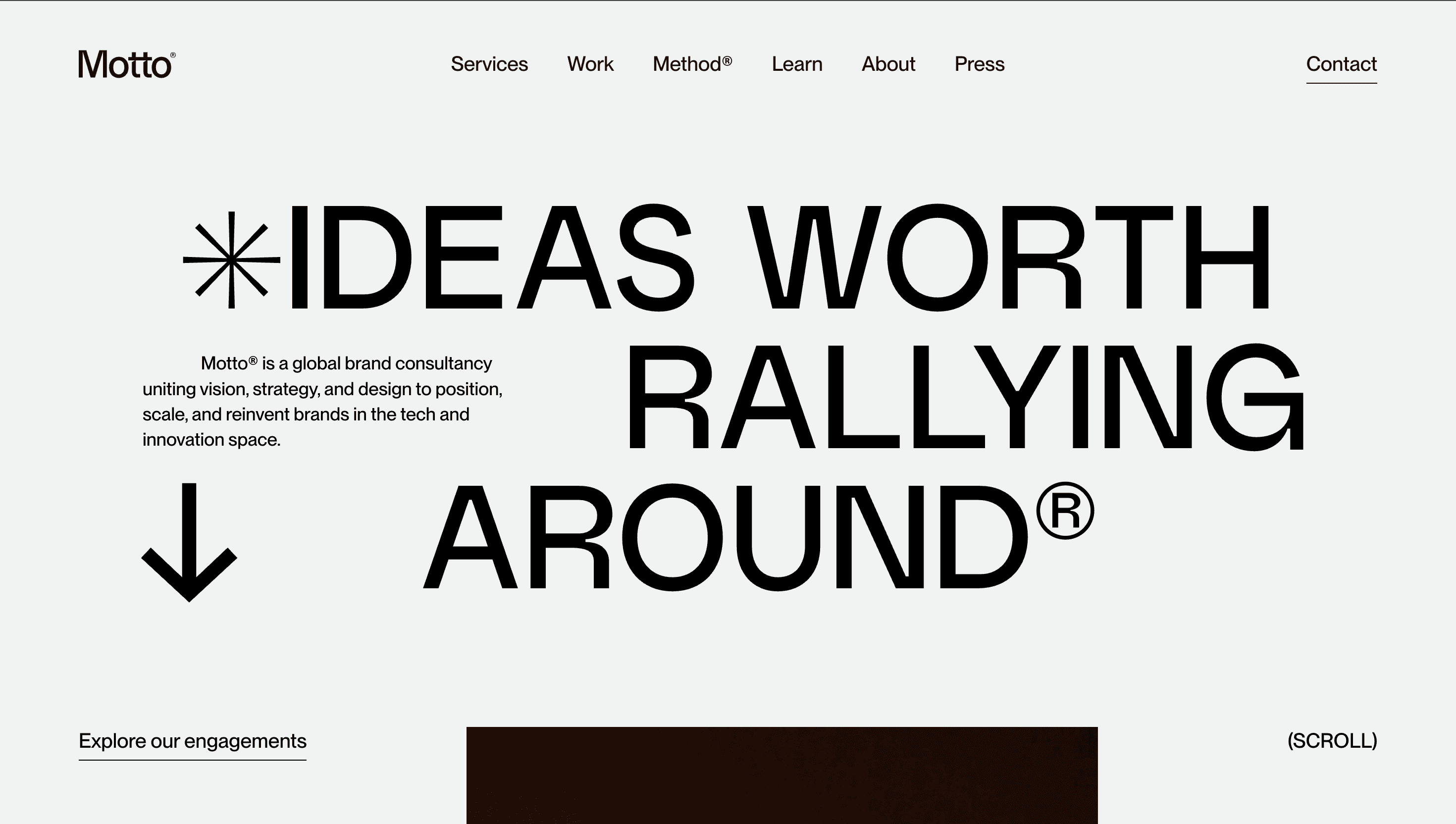 Motto — Agency, Studio website design