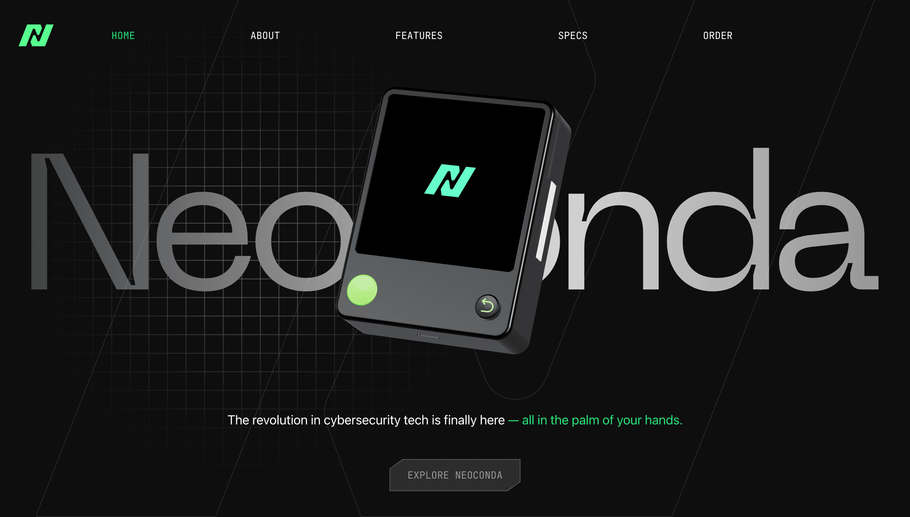 Neoconda — Agency, Studio website design