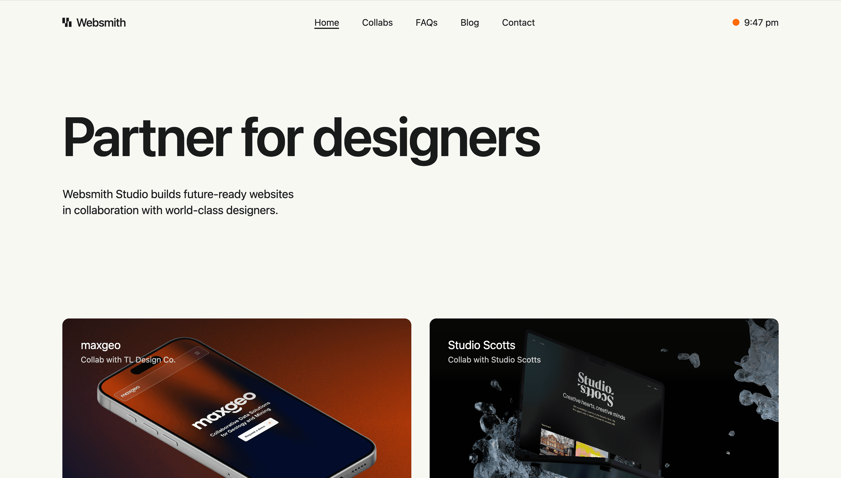 Websmith Studio — Developer, Web website design