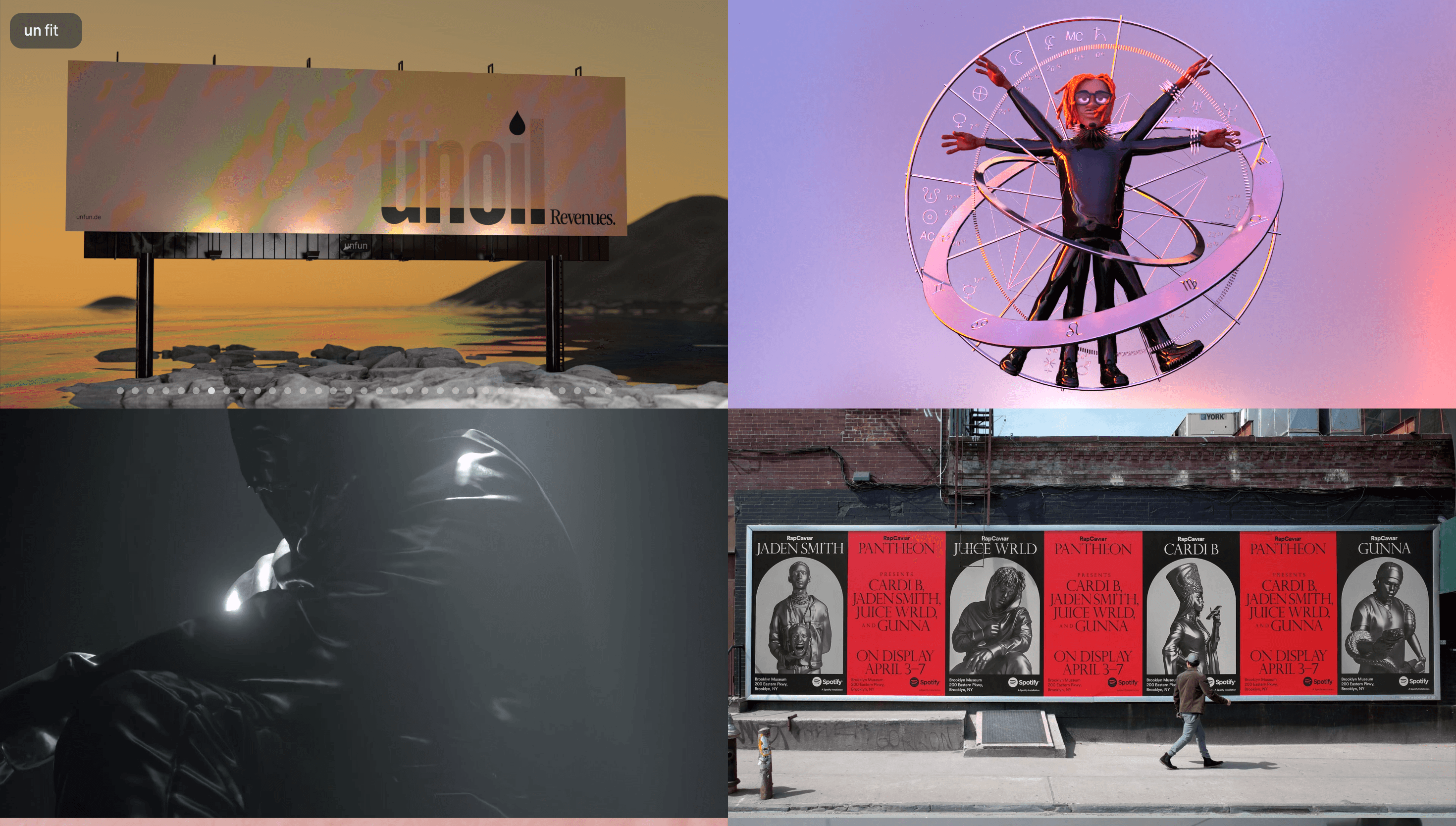 unfun — Agency, Studio website design