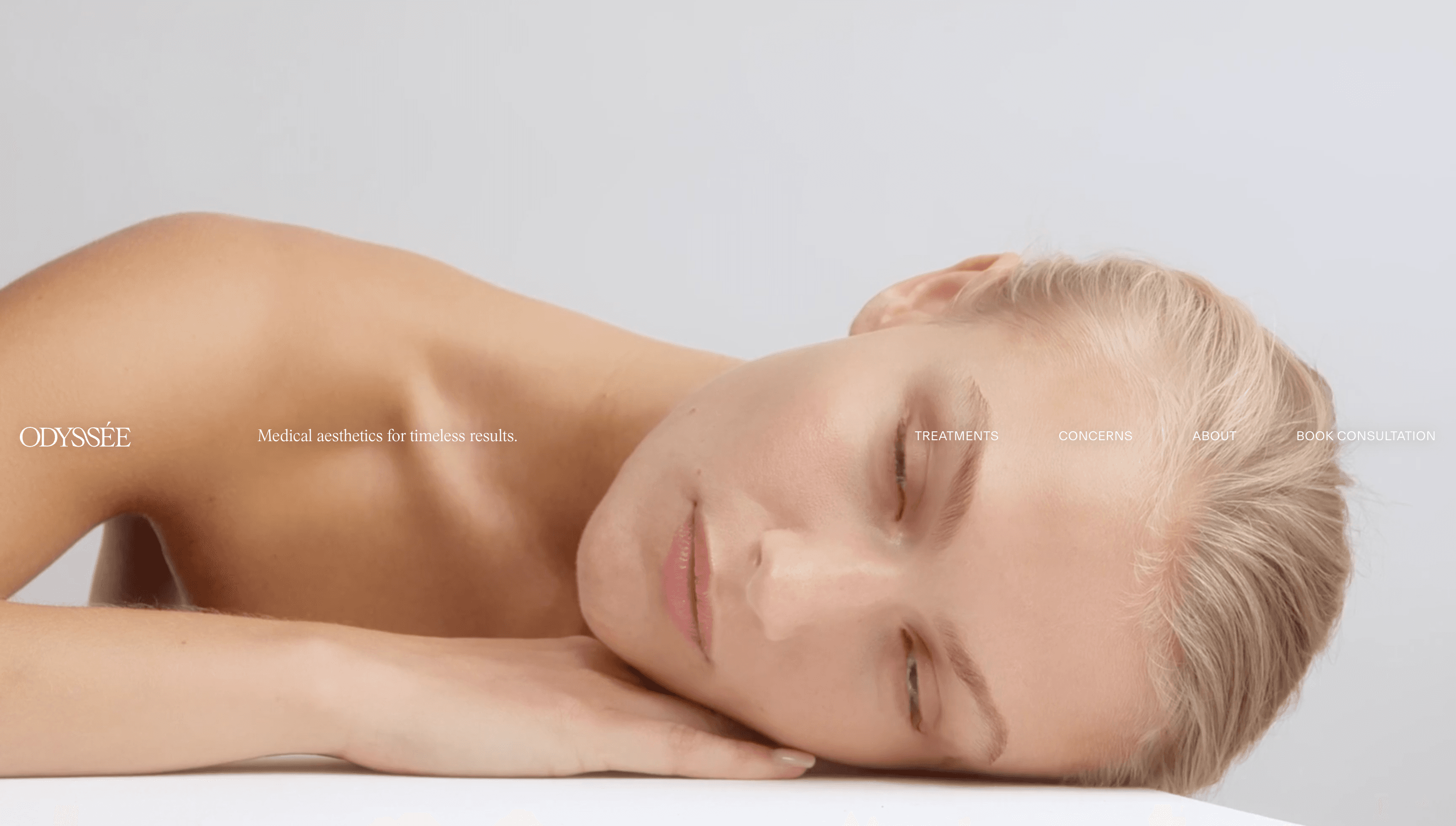 Odyssée — Health, Elegant website design