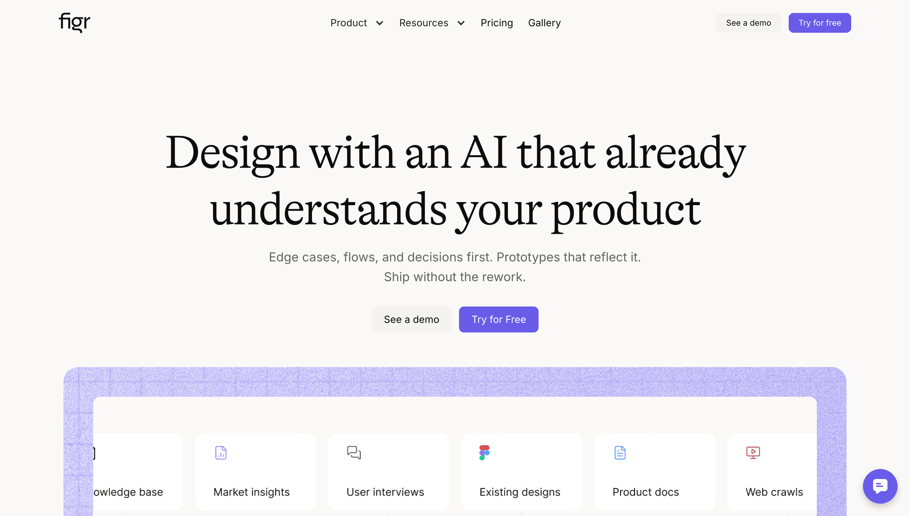 Figr — Tech, Productivity website design