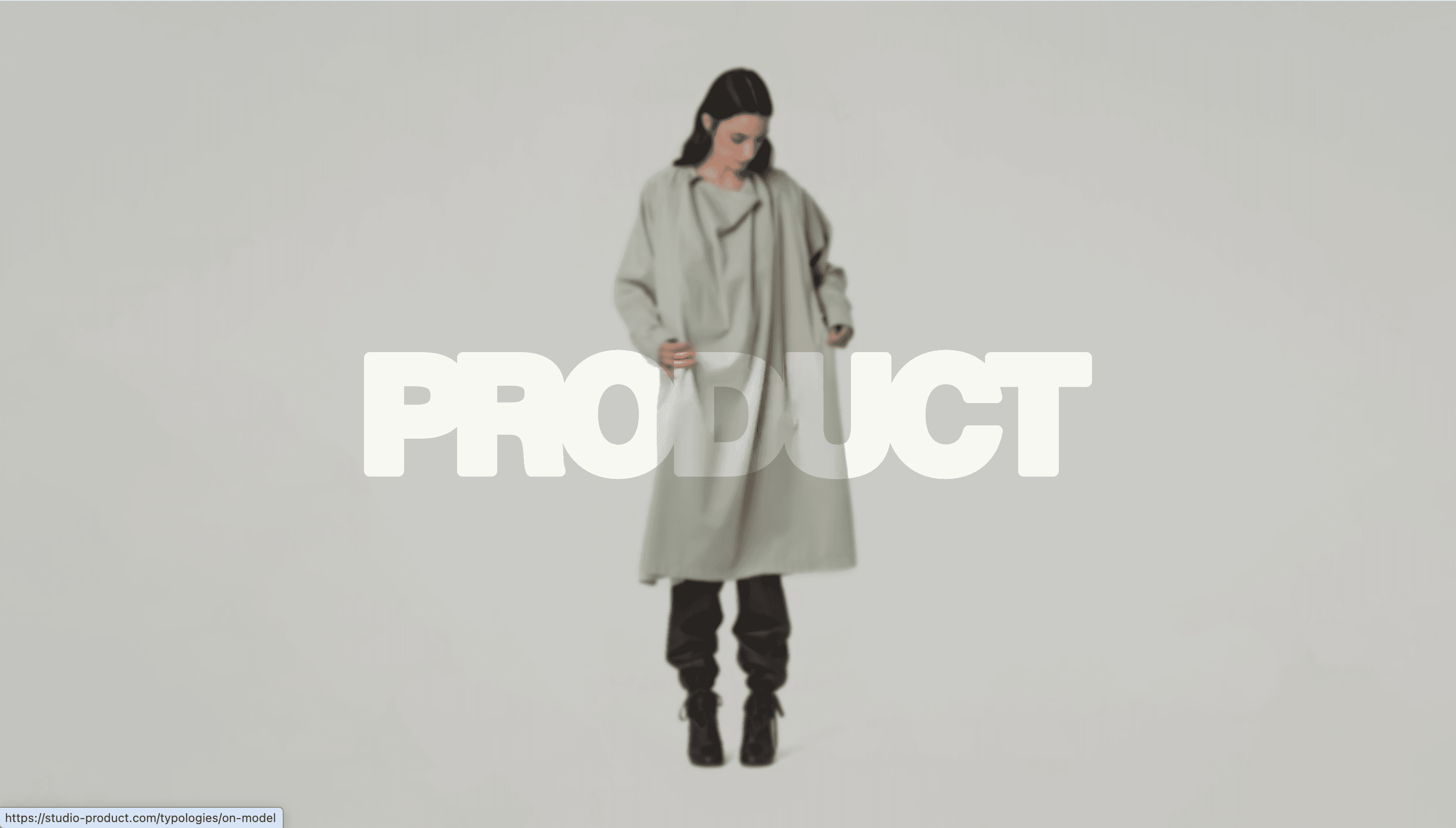 STUDIO PRODUCT — Fashion, Studio website design