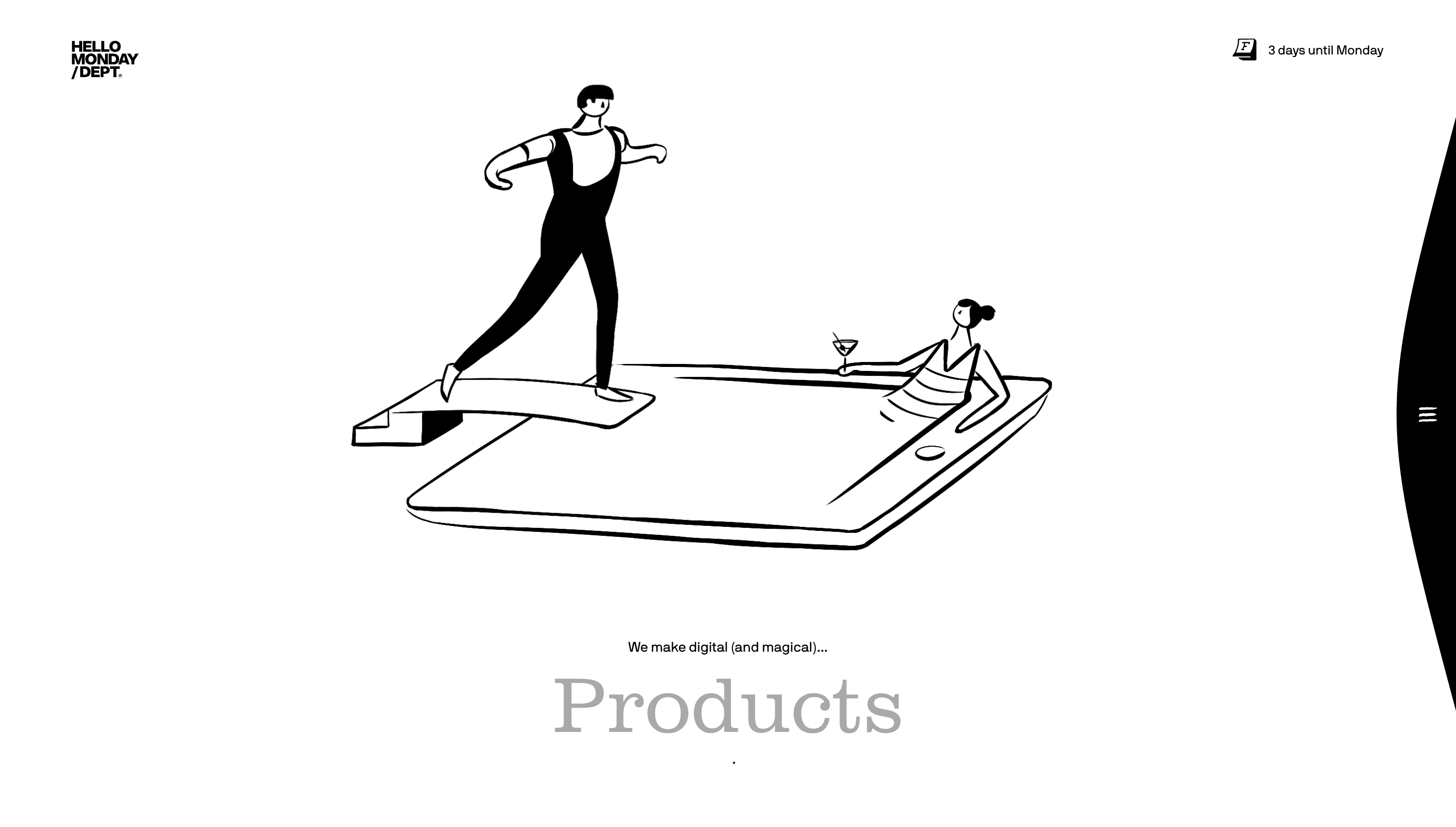 Hello Monday — Agency, Studio website design