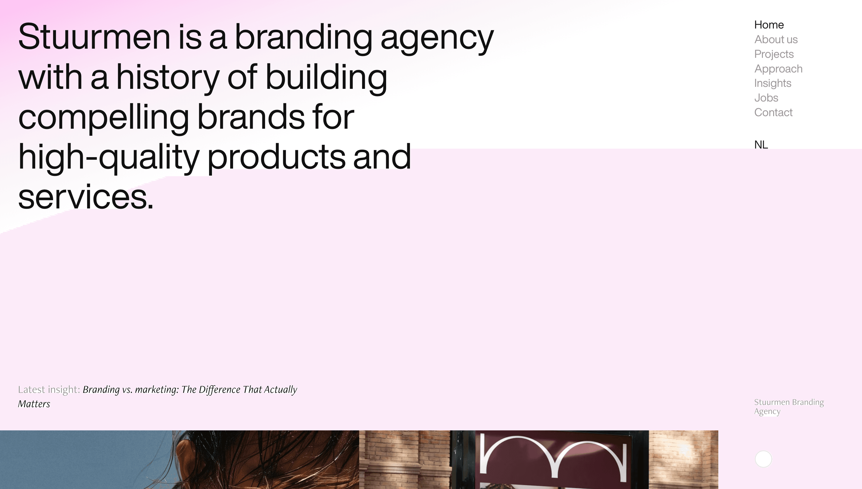 Stuurmen Branding Agency — Agency, Branding website design
