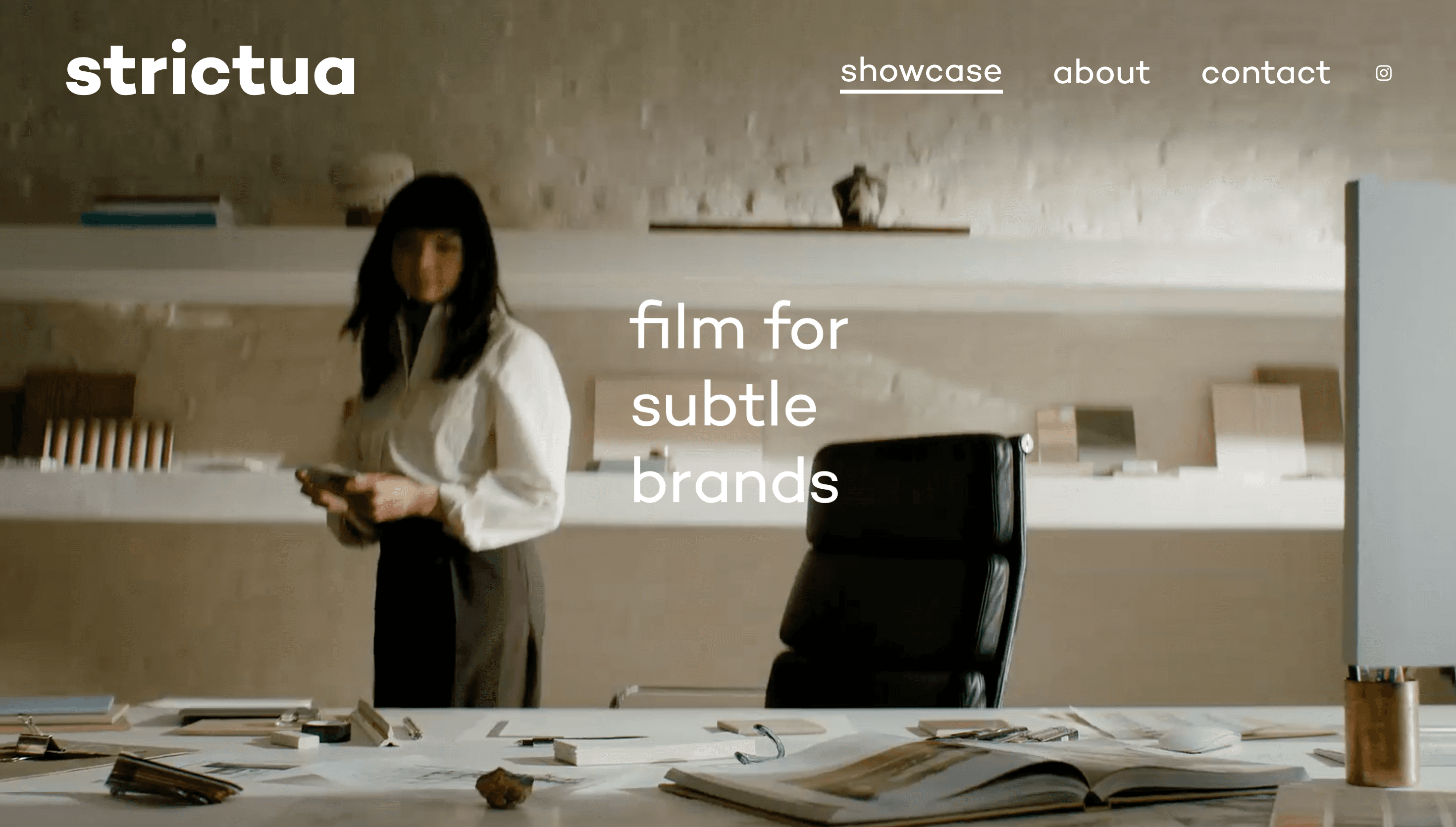 Strictua — Agency, Studio website design