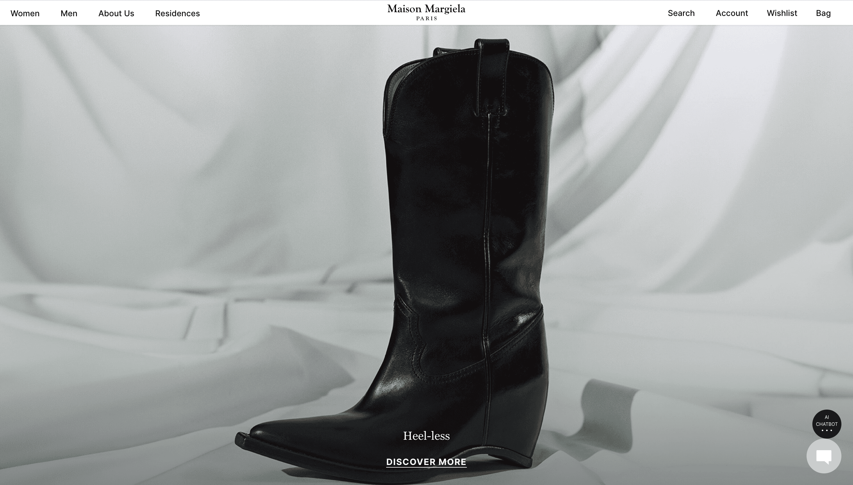 Maison Margiela — Fashion, Art website design