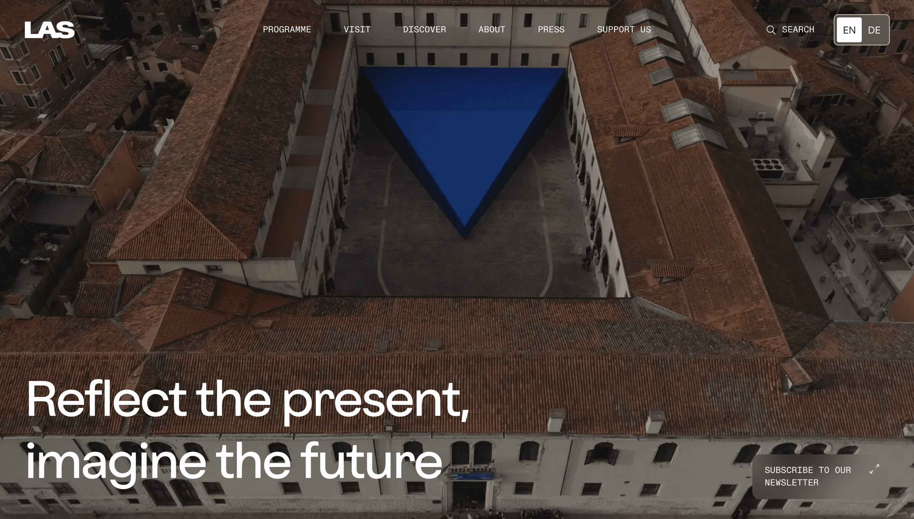 LAS Art Foundation — Art, Tech website design