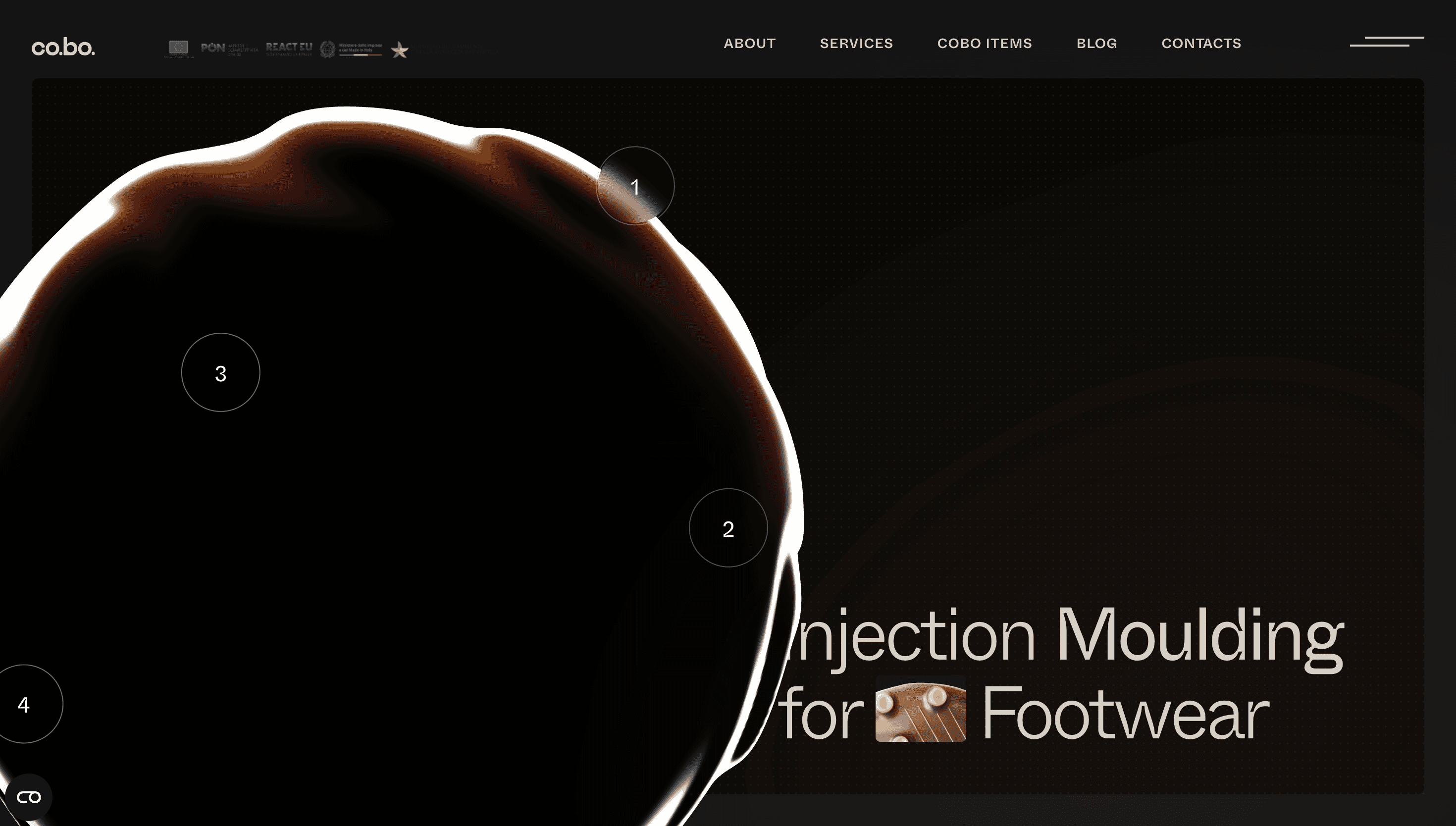 Cobo SRL — Corporate, Tech website design