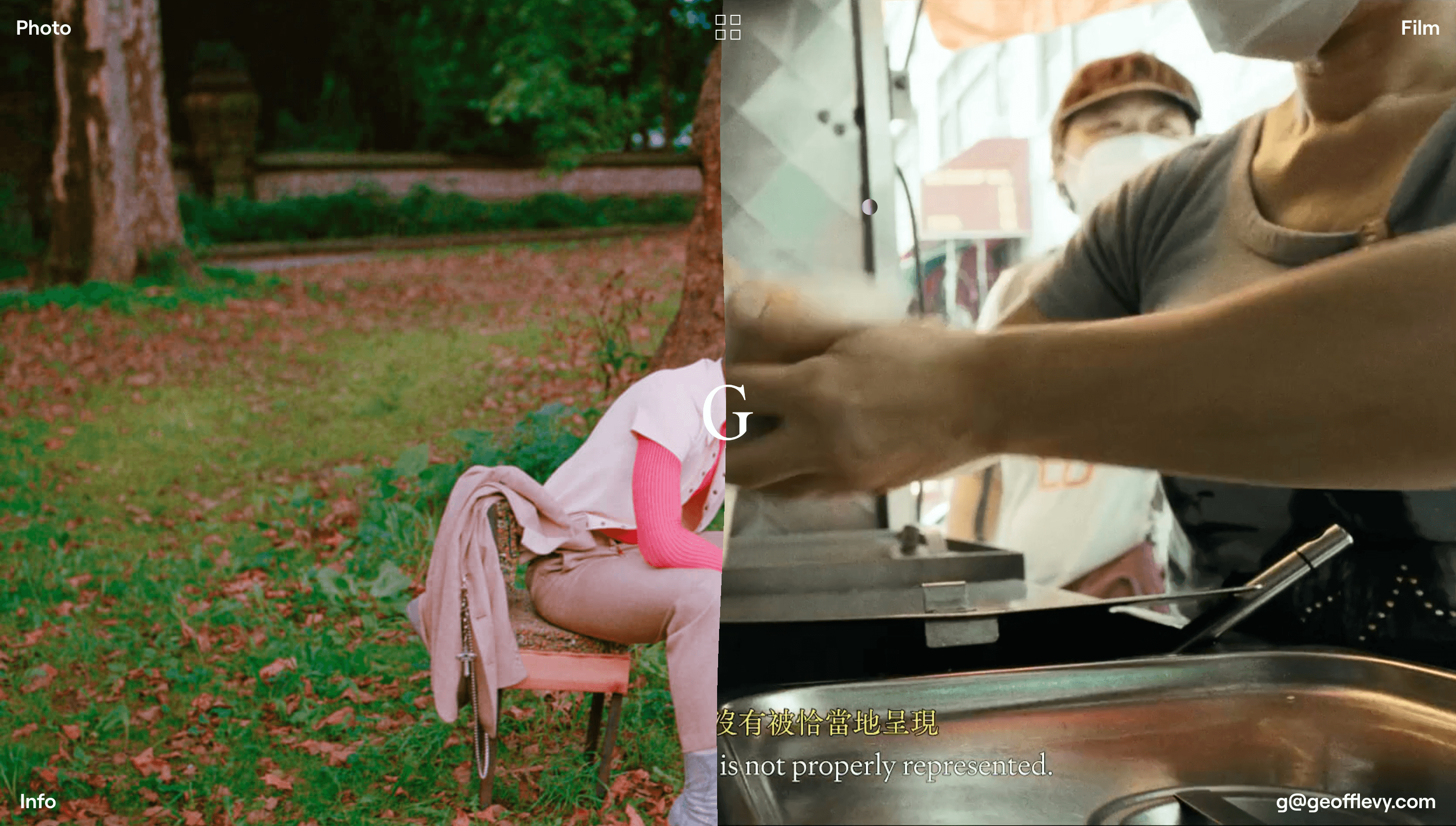 Geoff Levy — Motion, Storytelling website design