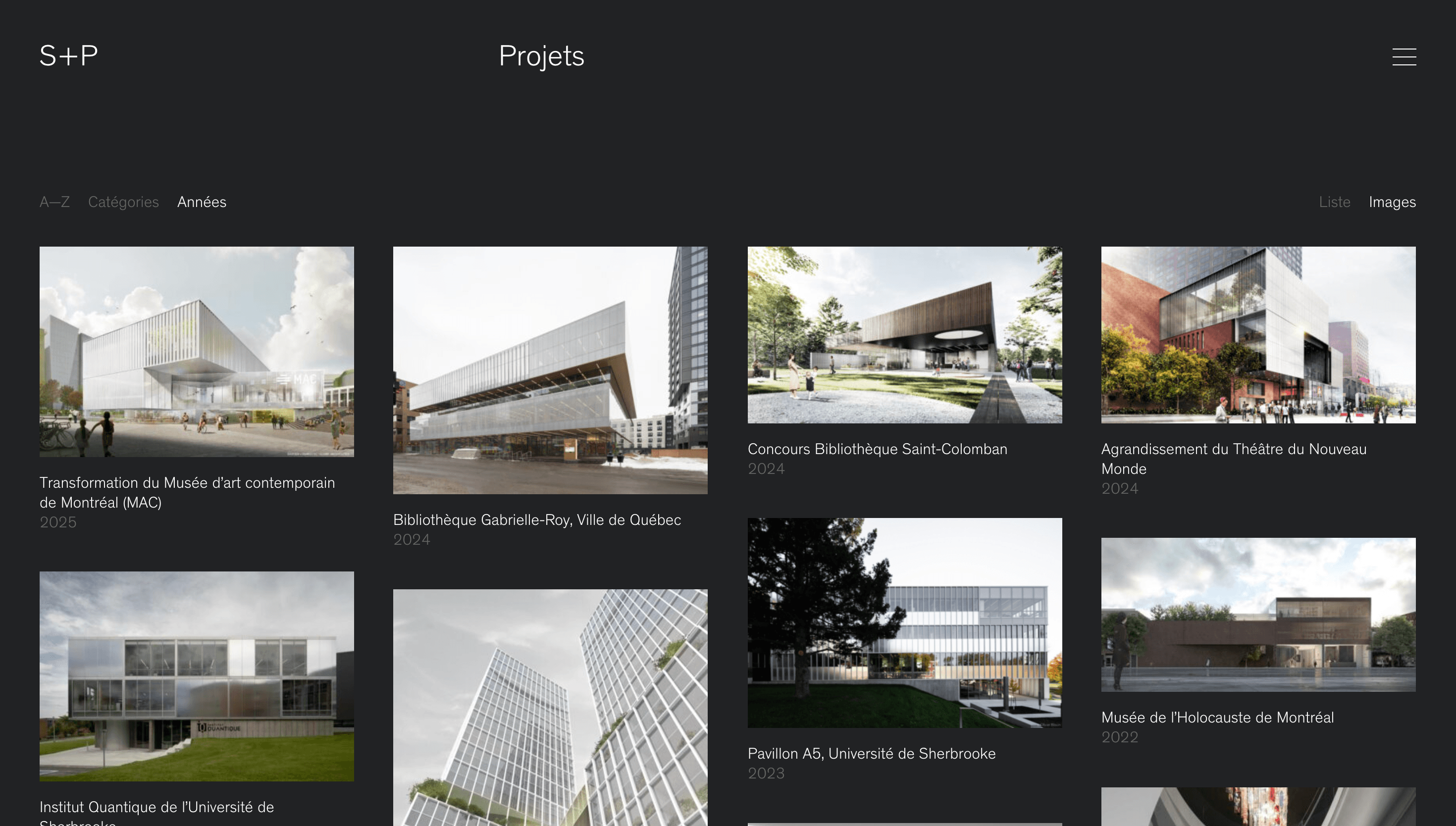 Saucier + Perrotte — Agency, Branding website design