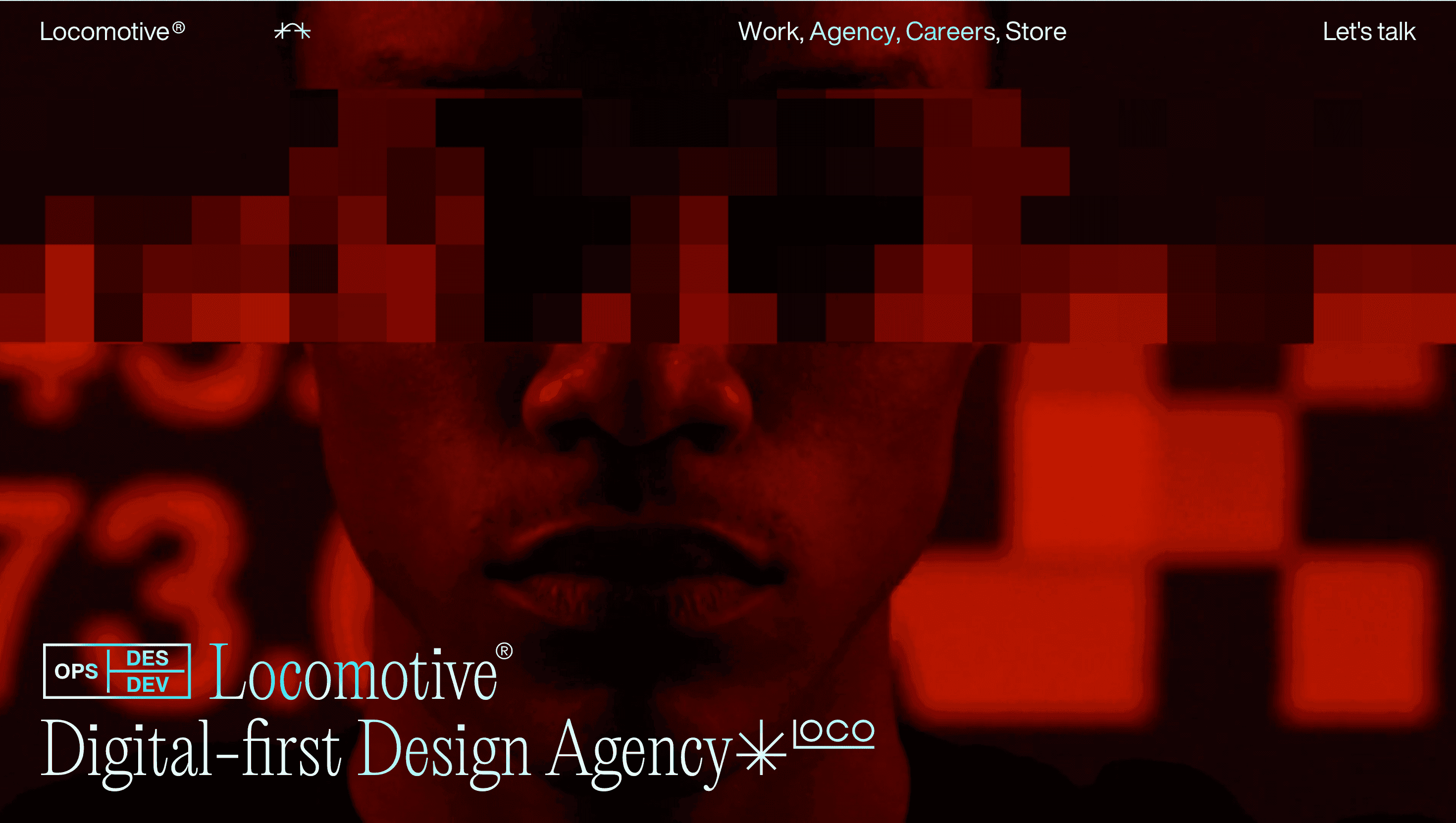 Locomotive® — Agency, Award website design