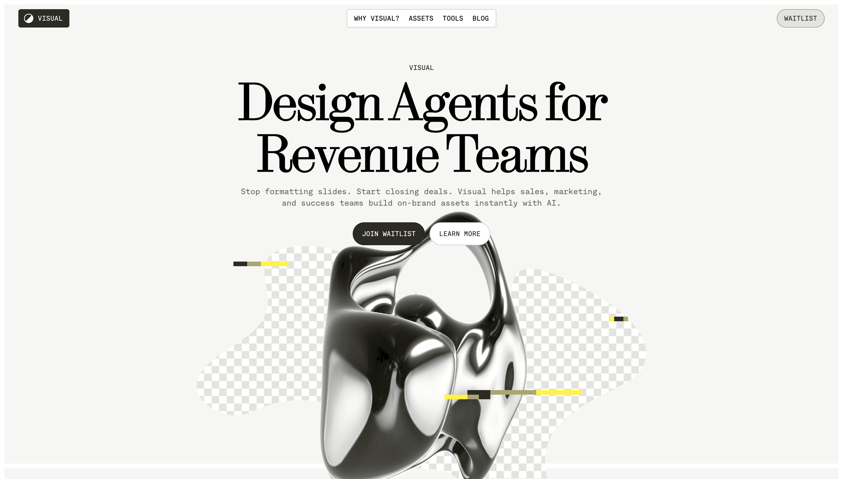 Visual — Productivity, Workflow website design