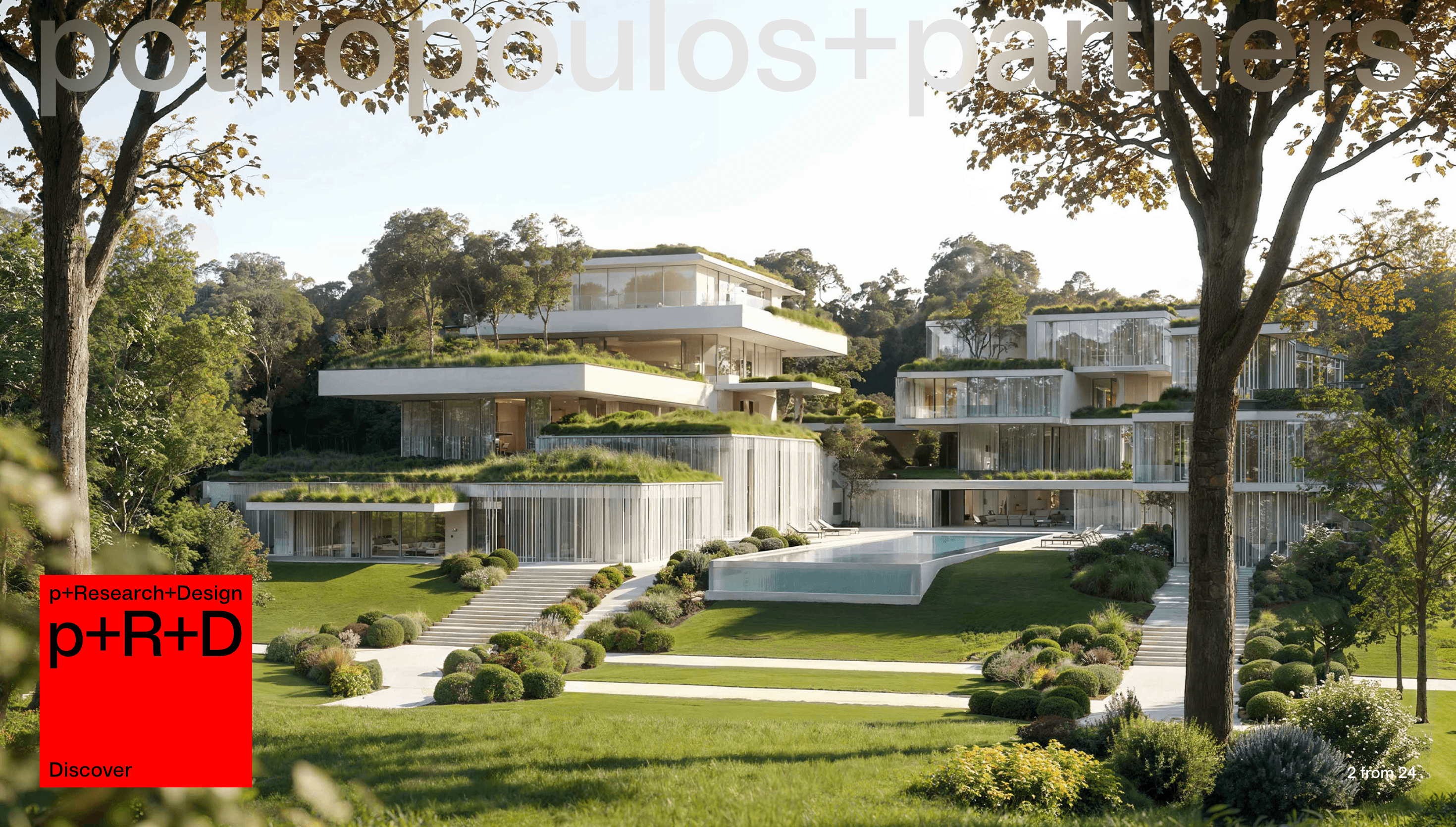 Potiropoulos+Partners — Agency, Portfolio website design