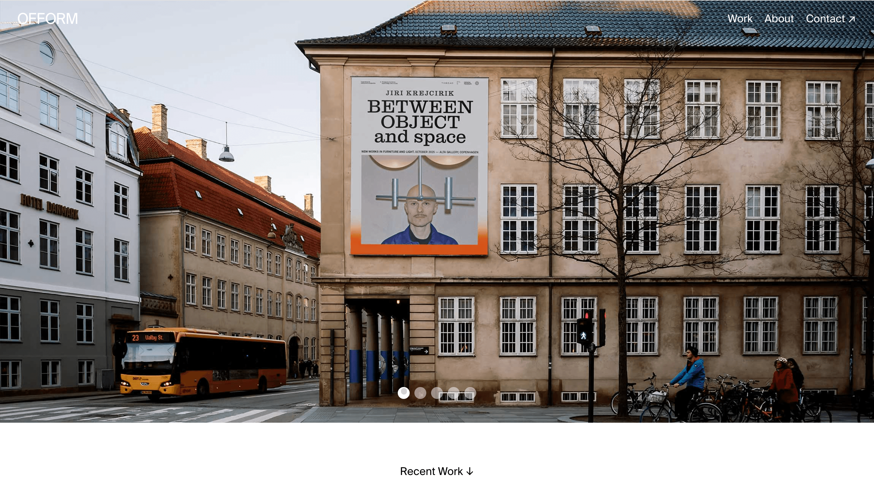 Ofform Studio — Branding, Studio website design