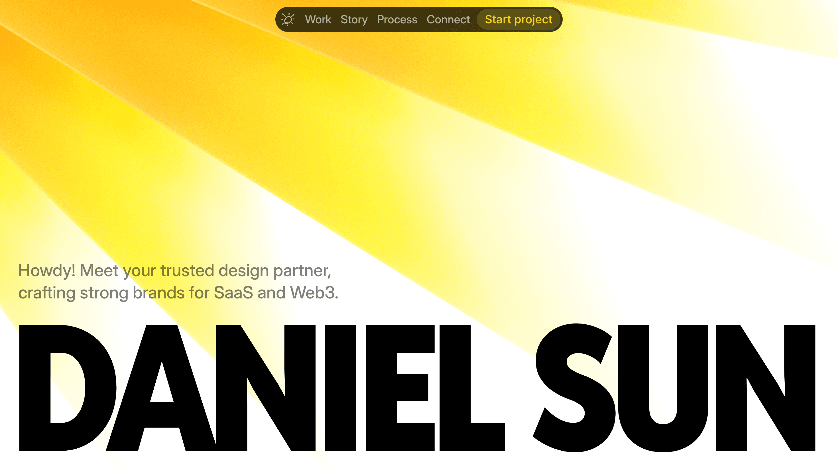 Daniel Sun — Designer, Graphic Designer website design