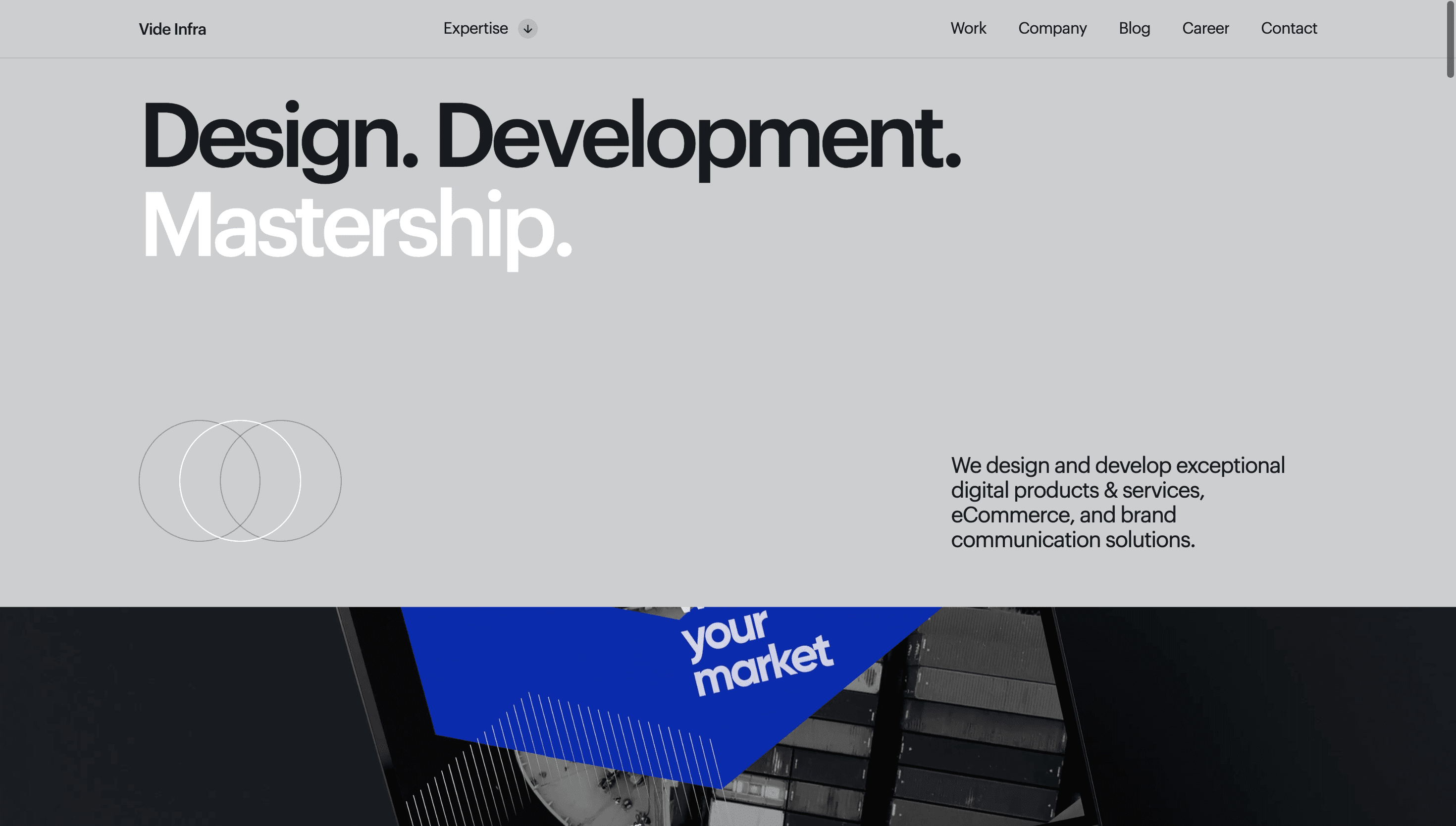 Vide Infra — Agency, Product website design