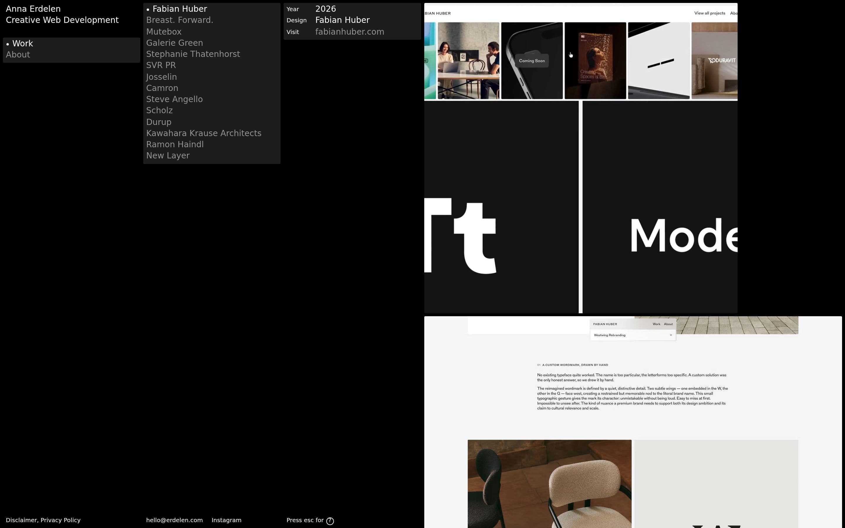 Anna Erdelen — Designer, Graphic Designer website design