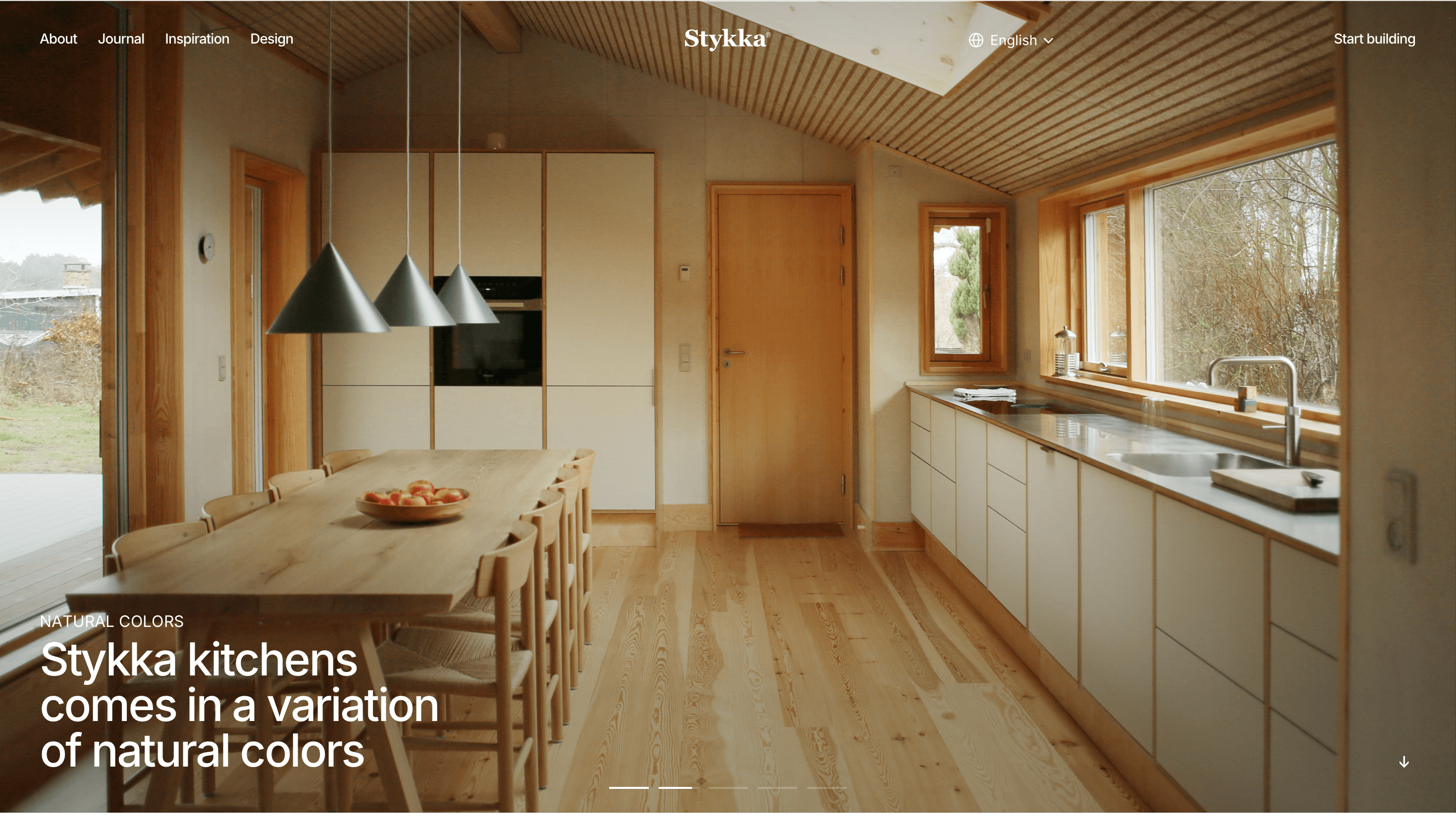 Stykka — Sustainability, Modern website design