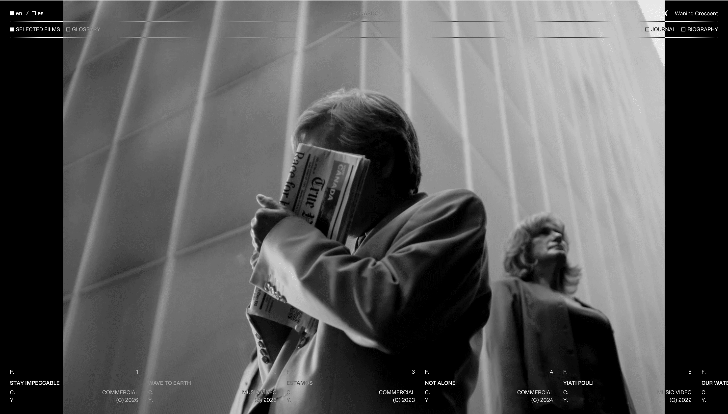 Leo Calzoni — Animation, GSAP website design