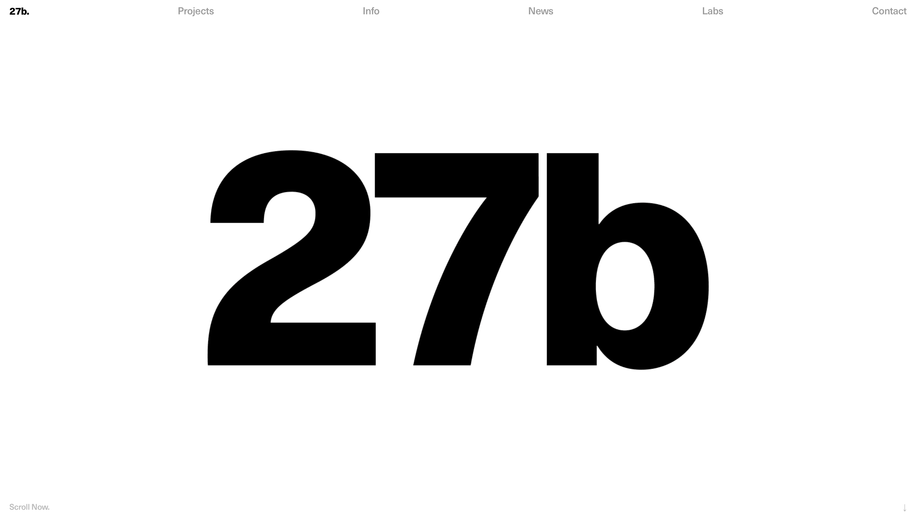 27-b — Agency, Studio website design