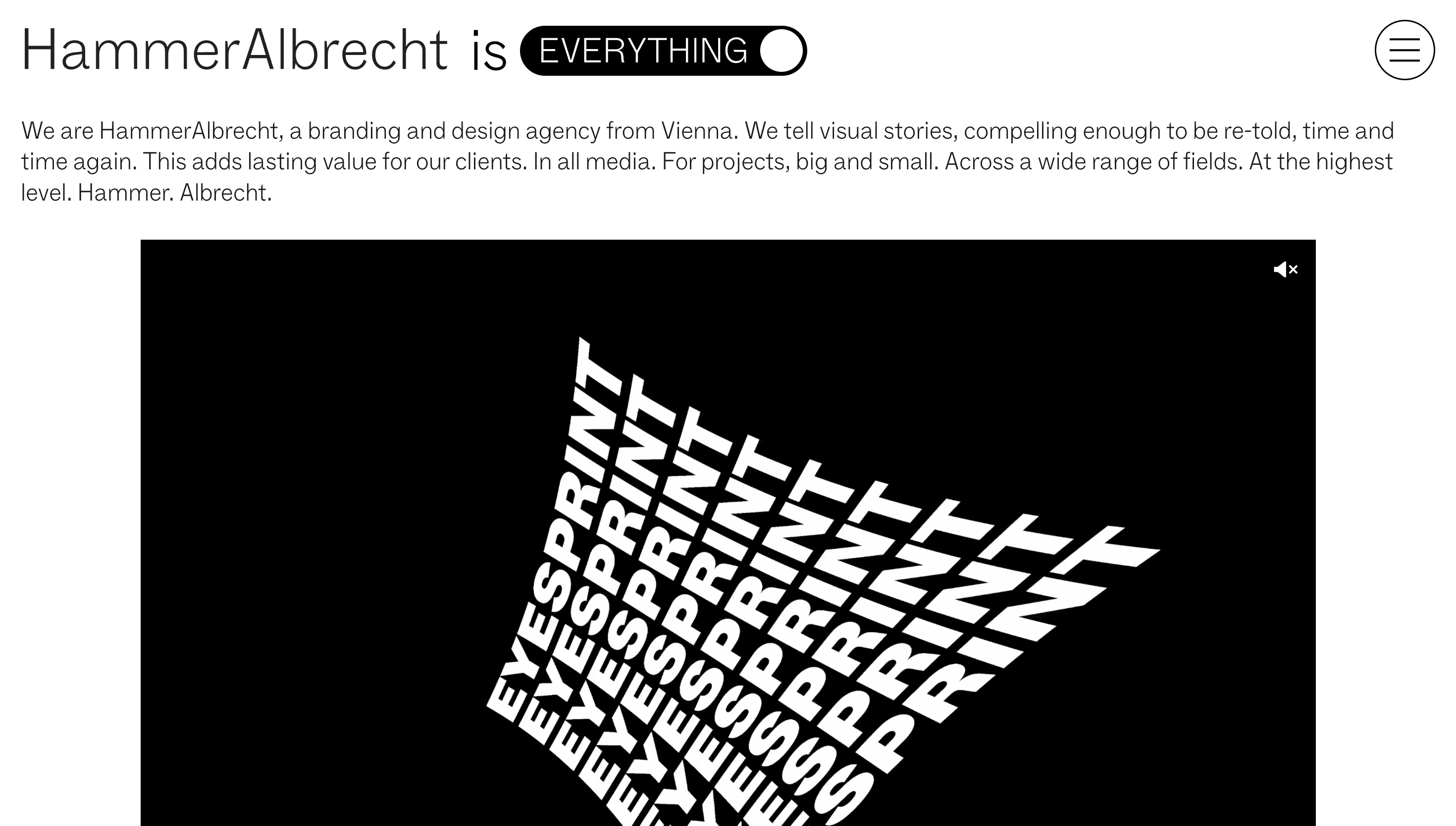 HammerAlbrecht — Branding, Agency website design