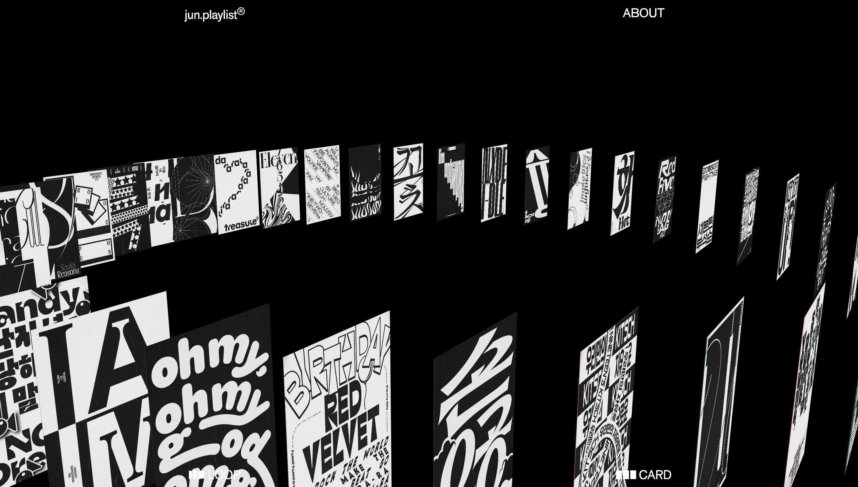 jun.playlist — Animation, Motion website design