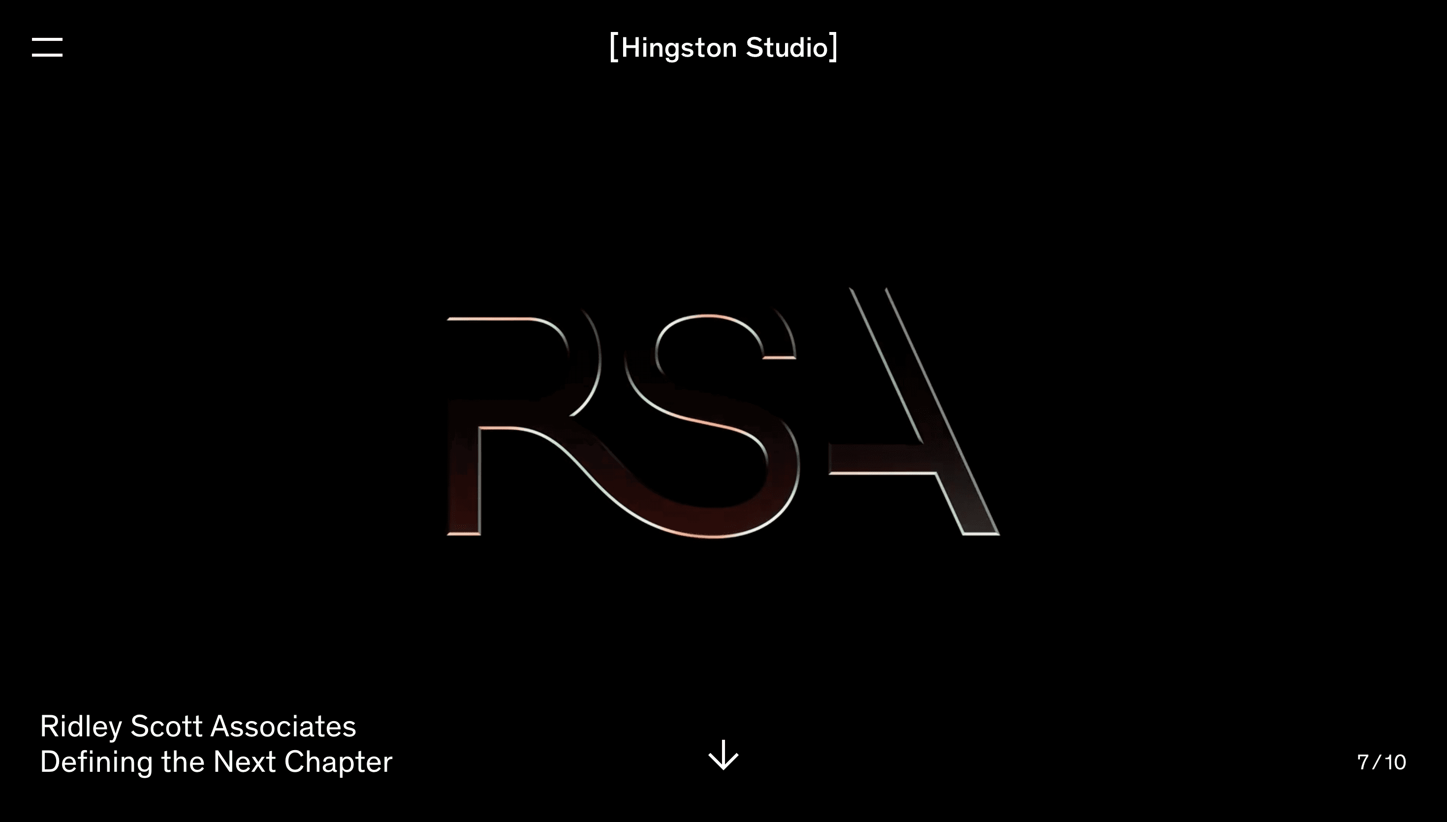 Hingston Studio — Motion, Animation website design