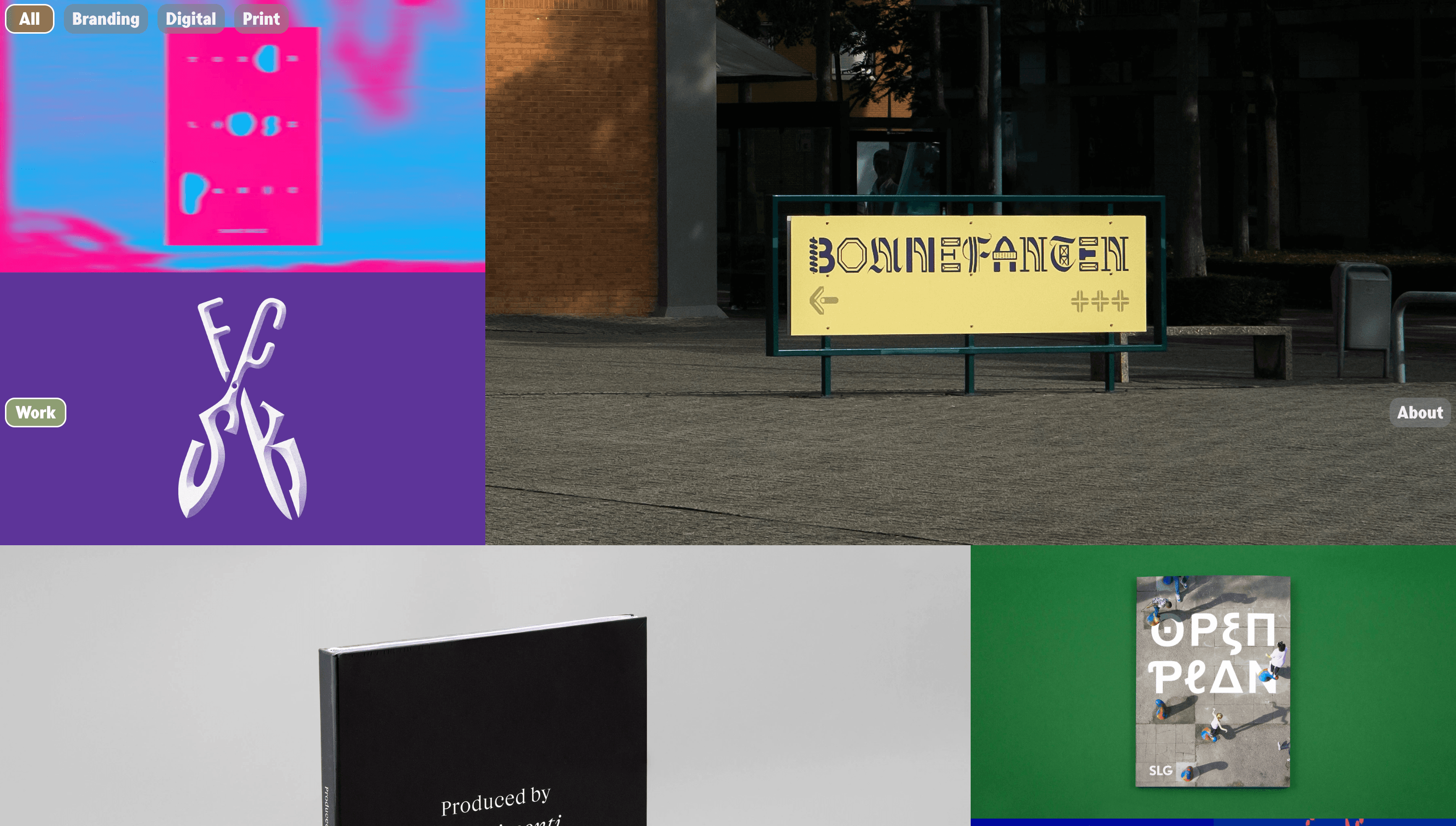 Seán Purdy — Designer, Studio website design