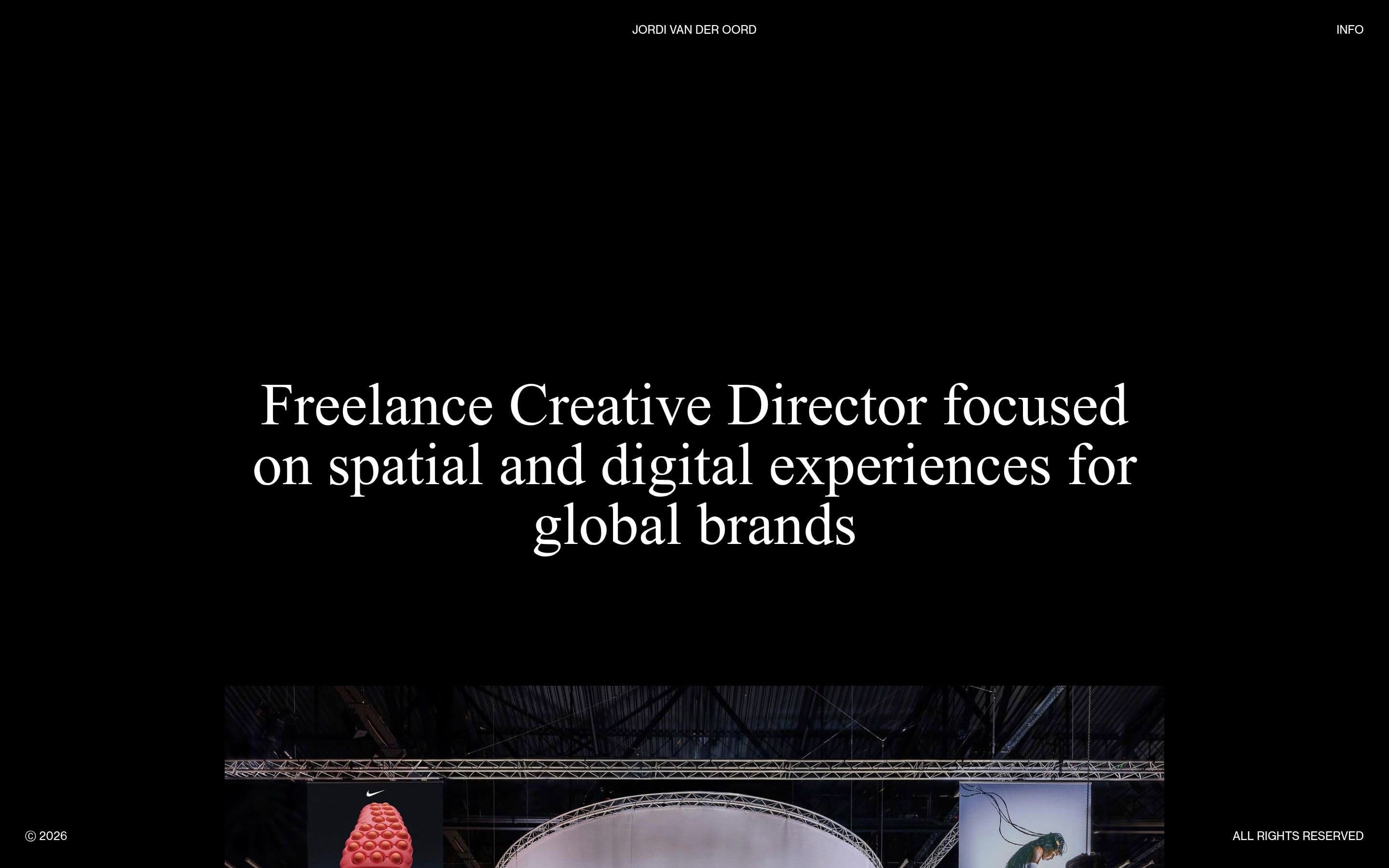 Jordi van der Oord — Designer, Branding website design