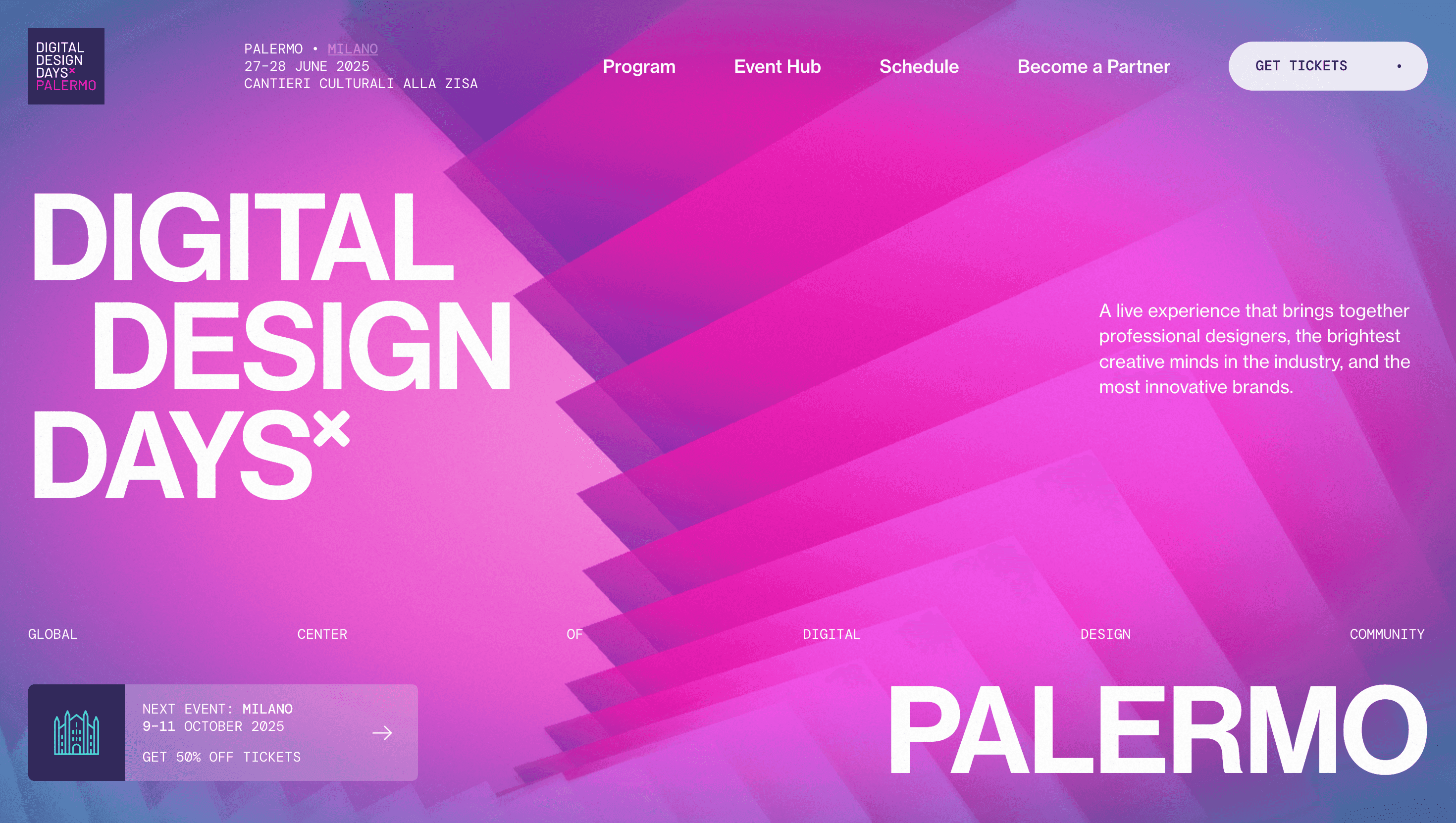 Digital Design Days X — Award, Motion website design