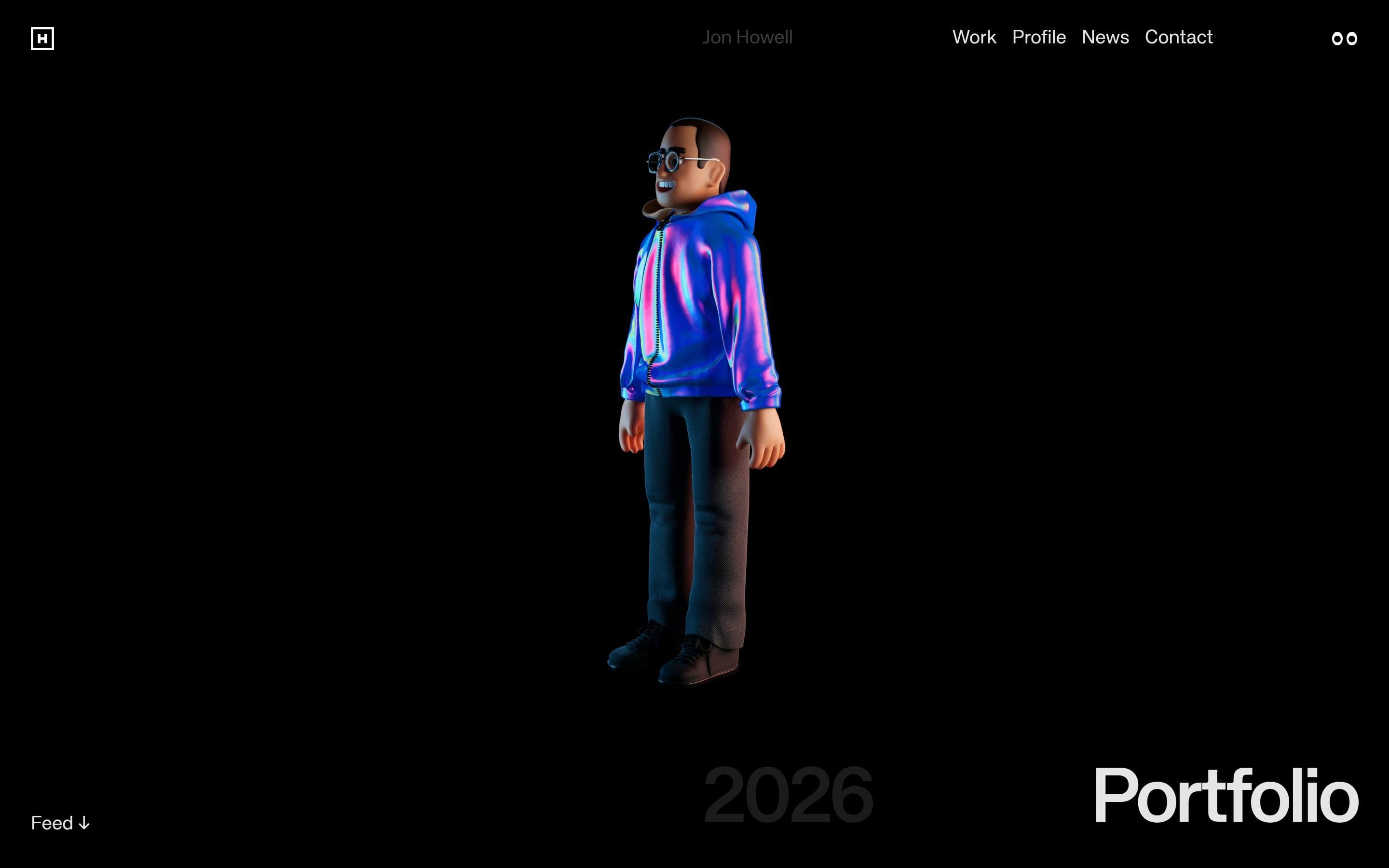 Jon Howell — Designer, Portfolio website design