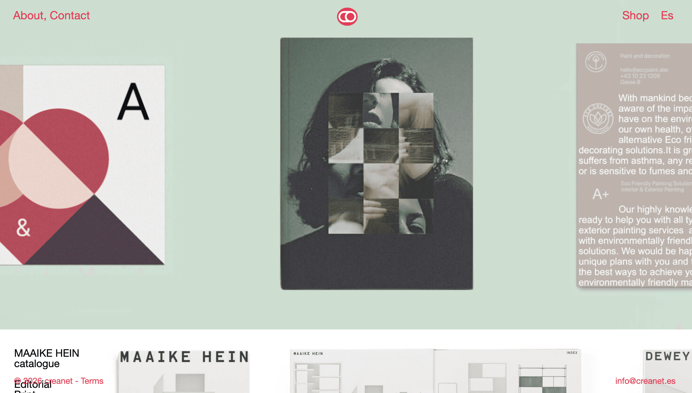 creanet — Branding, Illustration website design