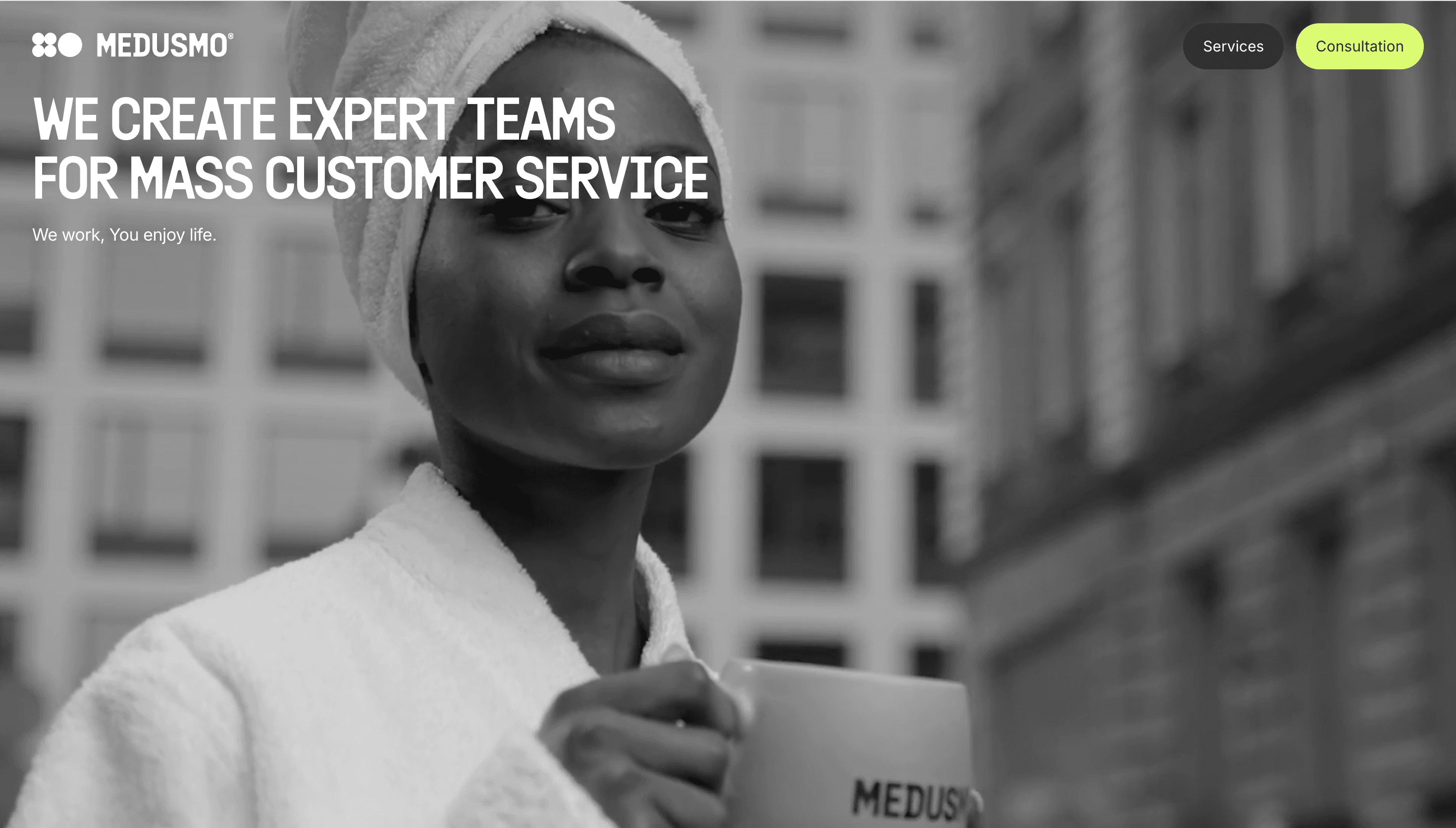 Medusmo — Tech, Agency website design