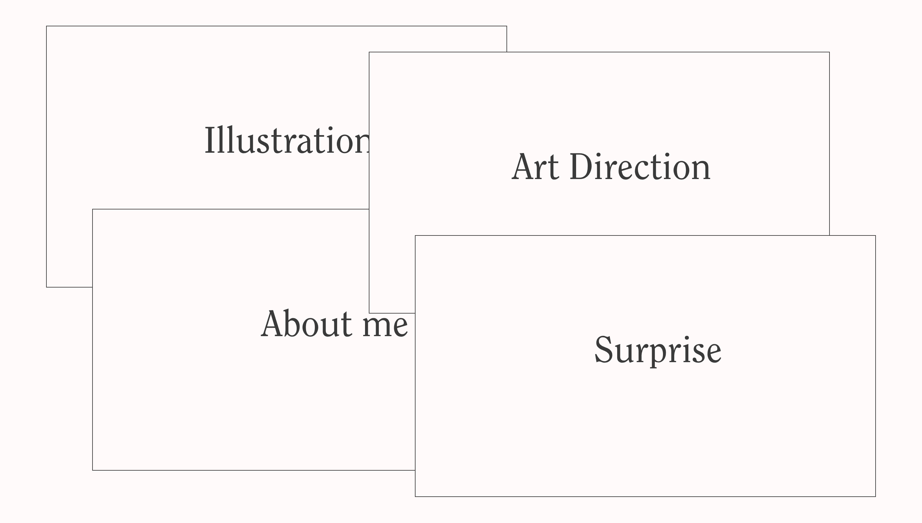 Katrin von Niederhäusern — Art, Illustration website design