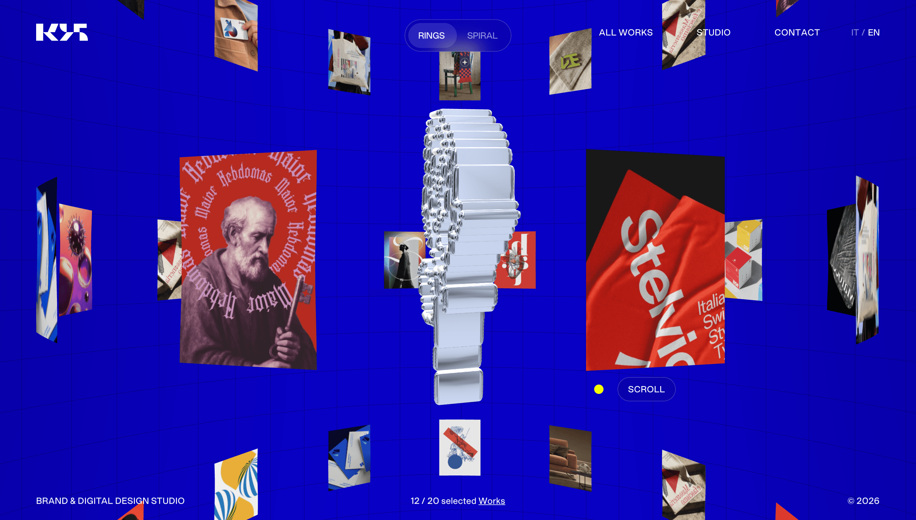 Studio K95 — Agency, Studio website design