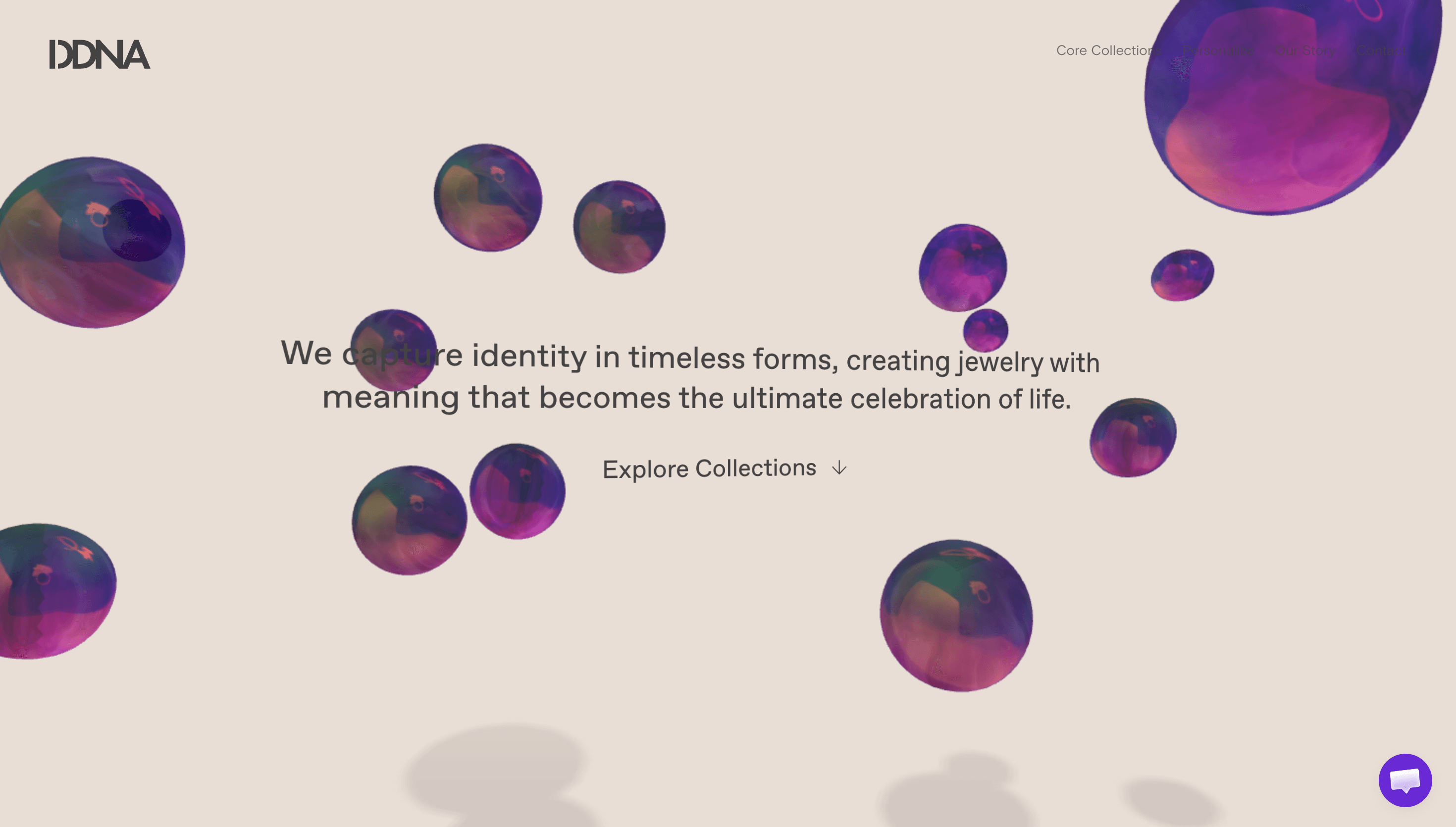 DDNA — Fashion, Branding website design