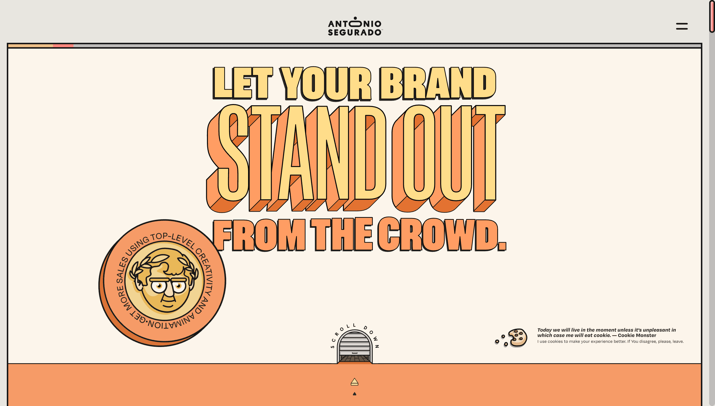 Segurado — Animation, Motion website design