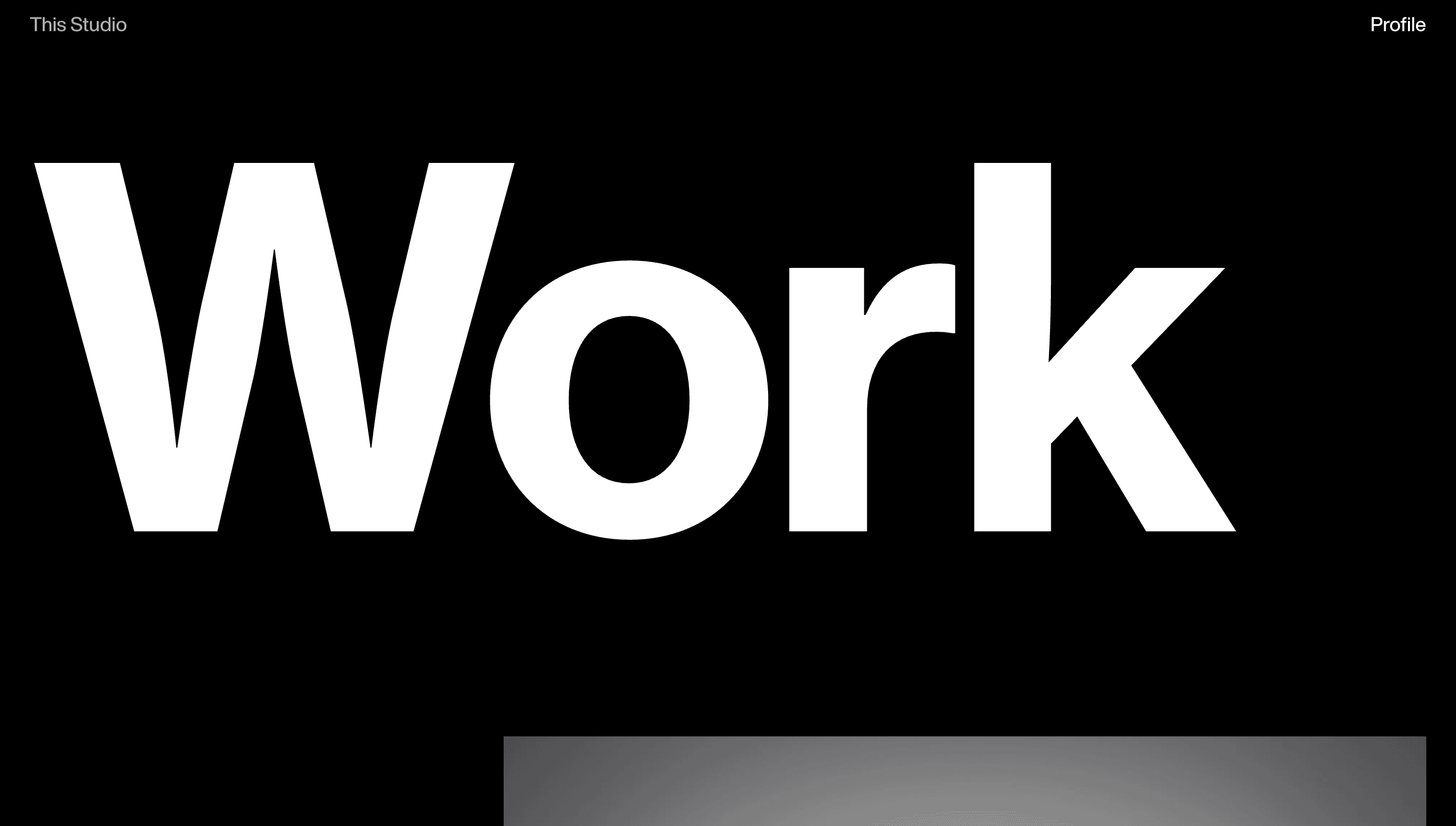 This Studio — Agency, Studio website design