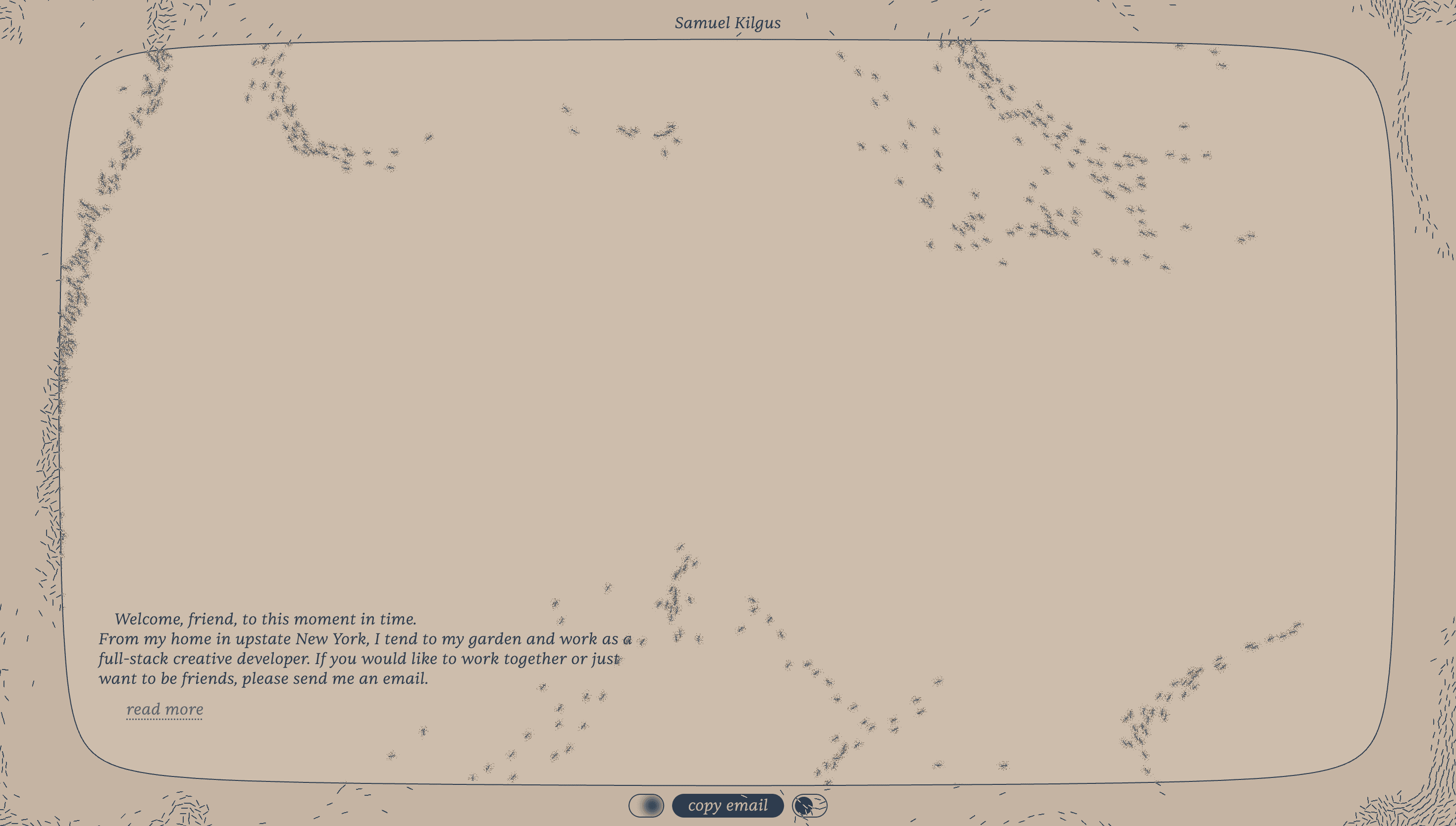 Samuel Kilgus — Developer, Dev website design