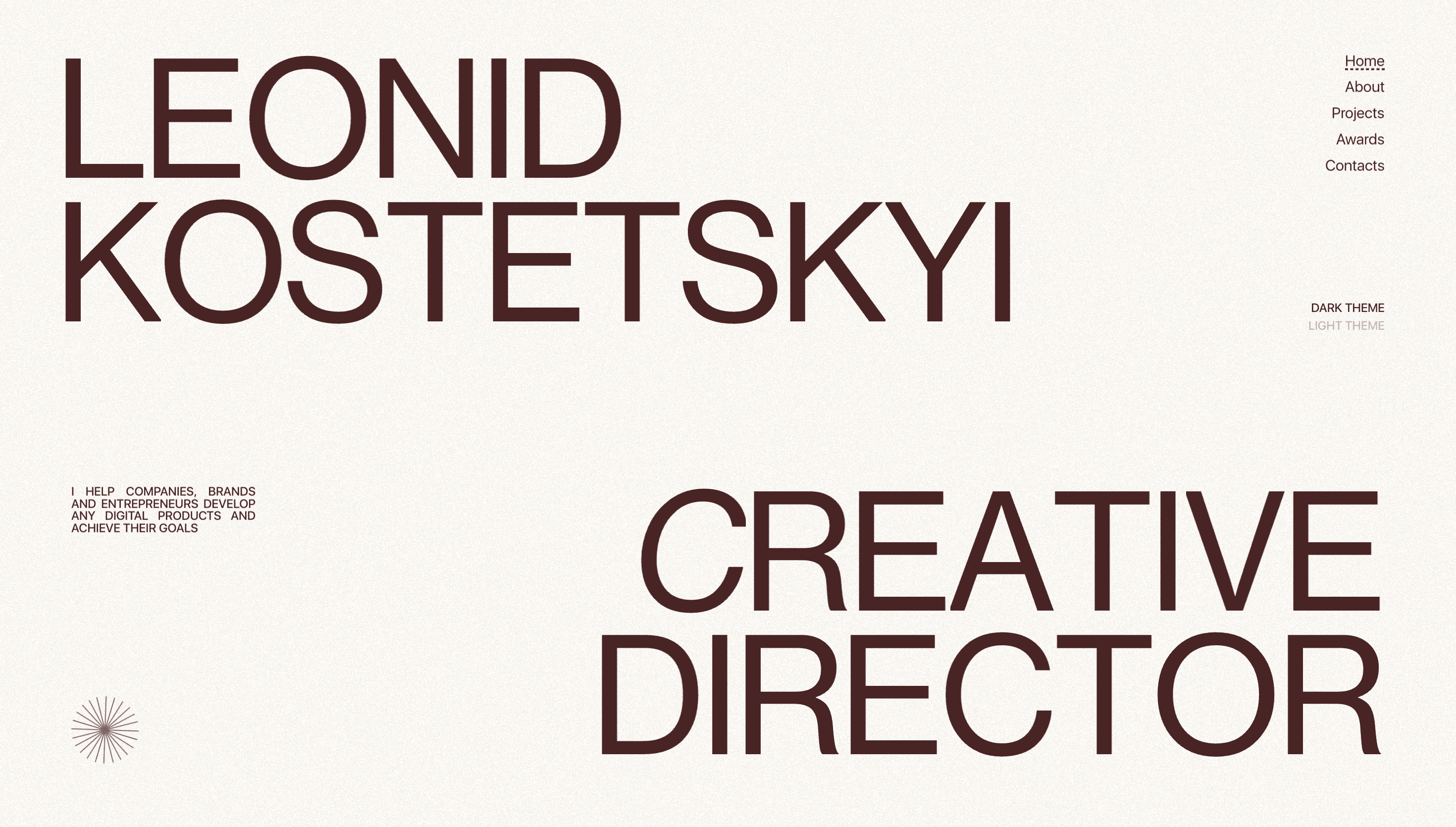 Leonid Kostetskyi — Developer, Web website design