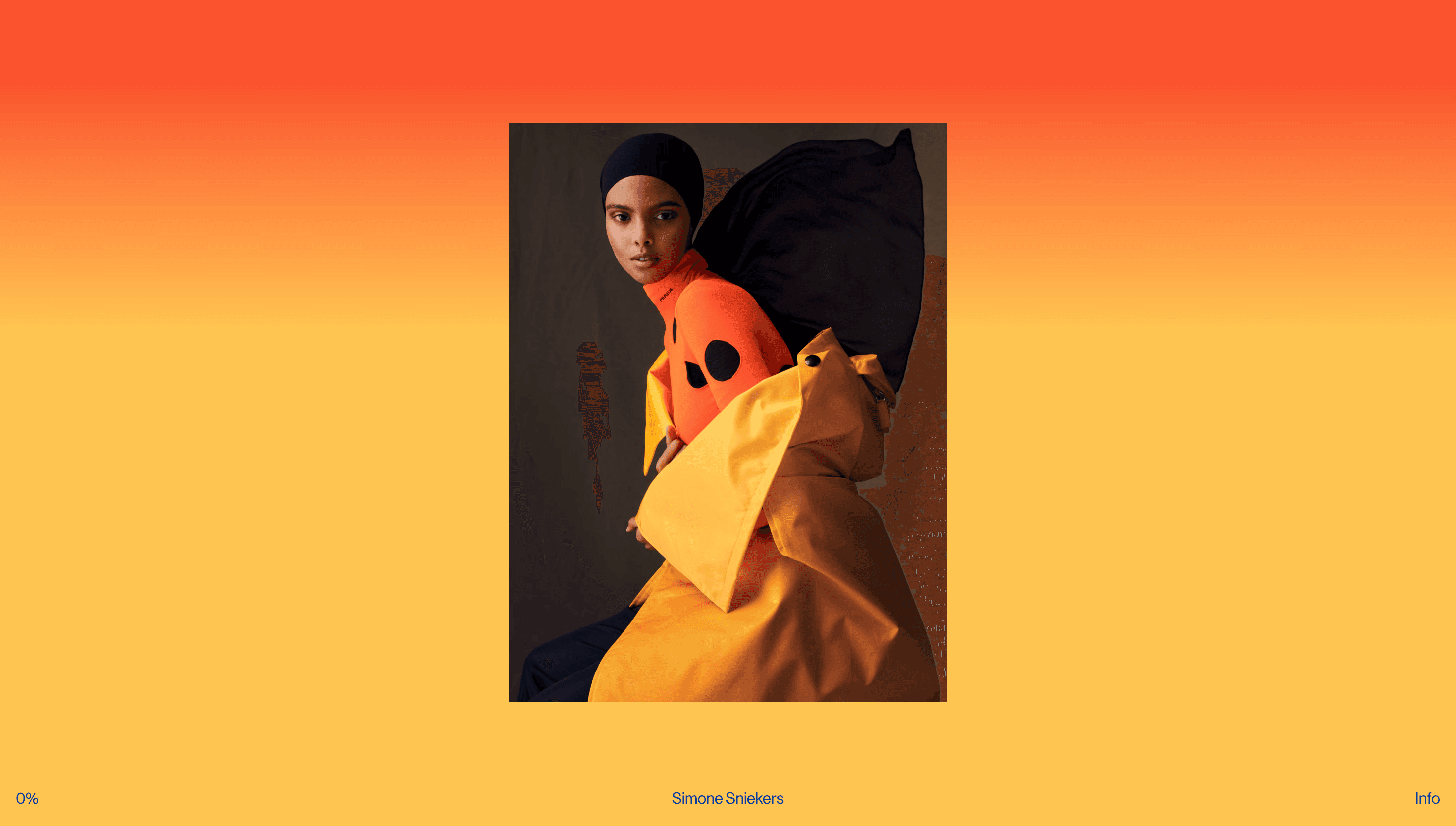 Simone Sniekers — Fashion, Art website design