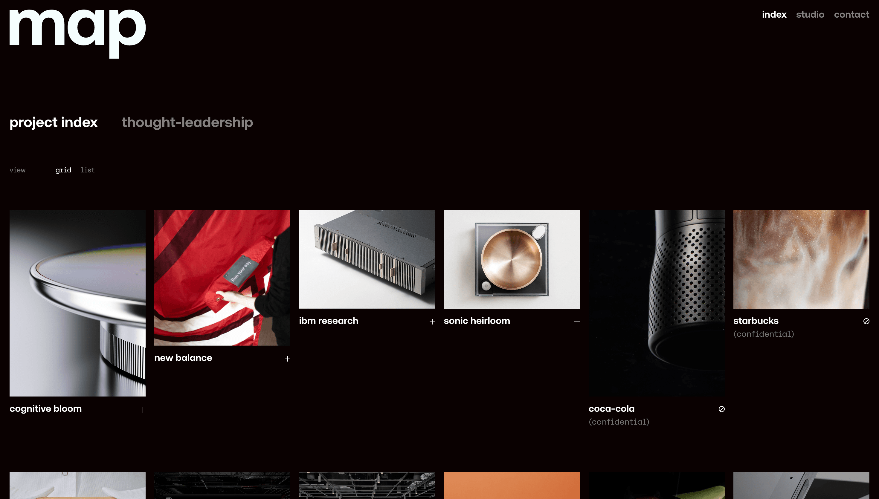 Map Project Office — Designer, Tech website design