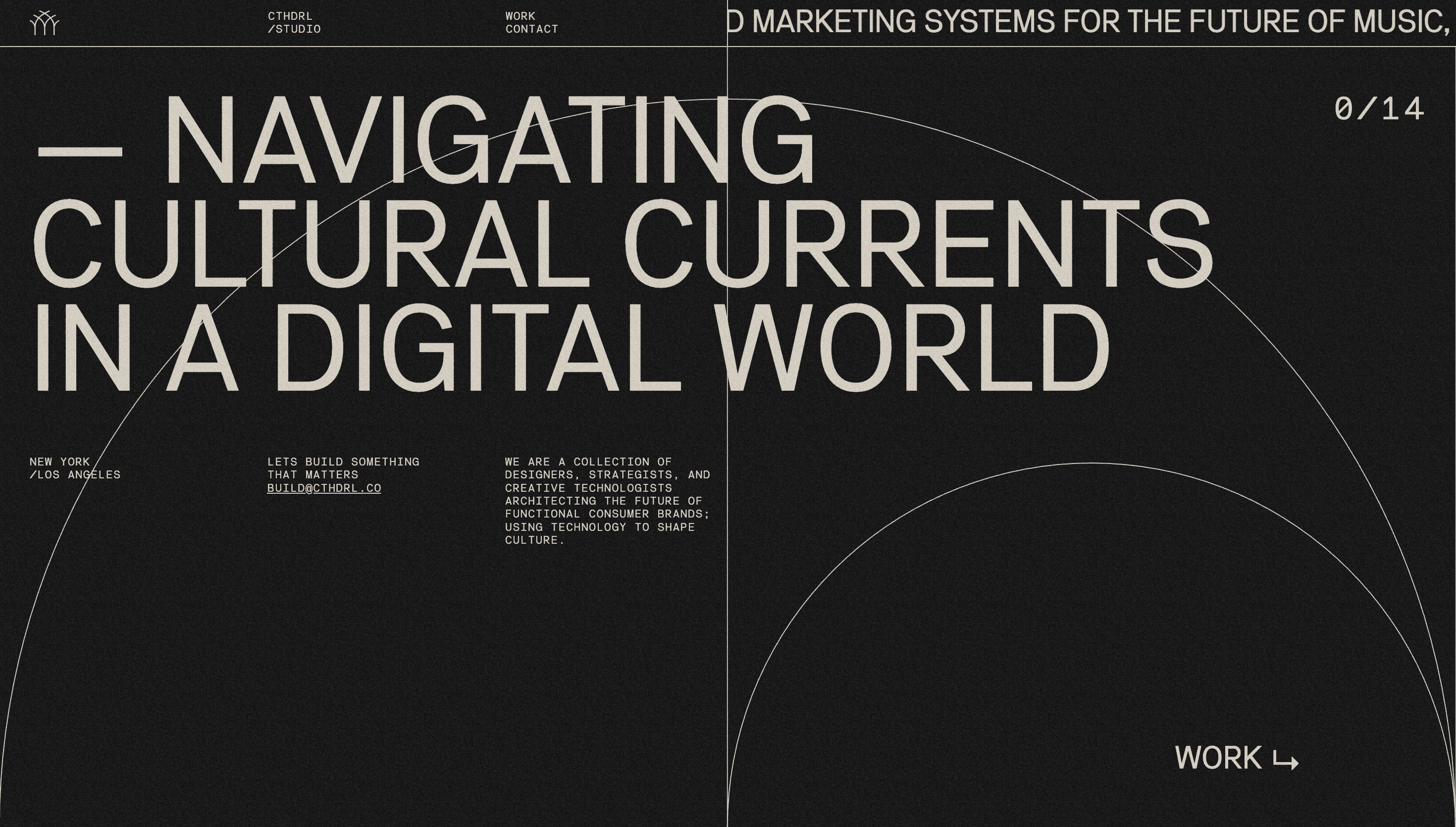 cthdrl — Agency, Studio website design