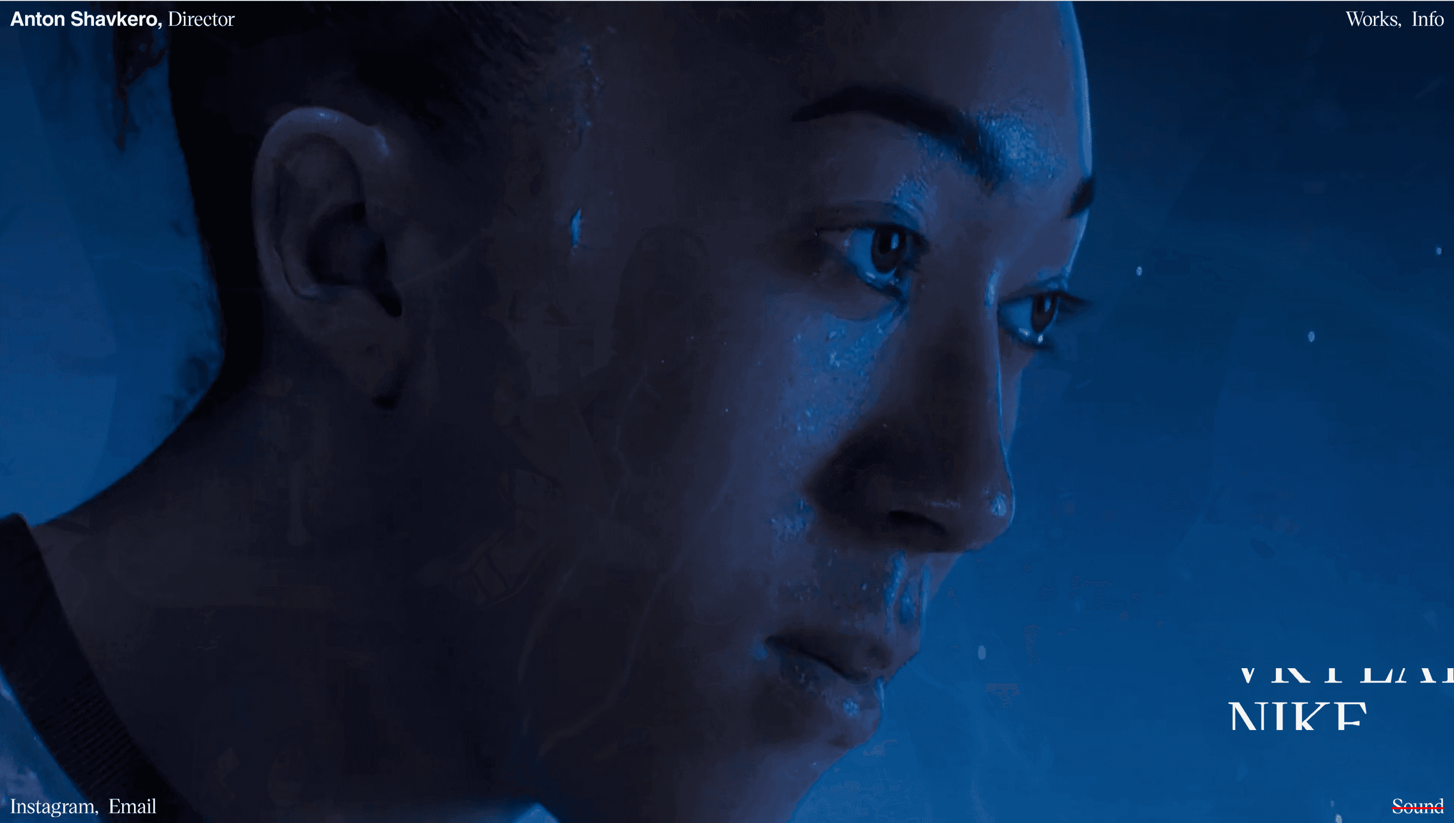 Anton Shavkero — Portfolio, Minimal website design