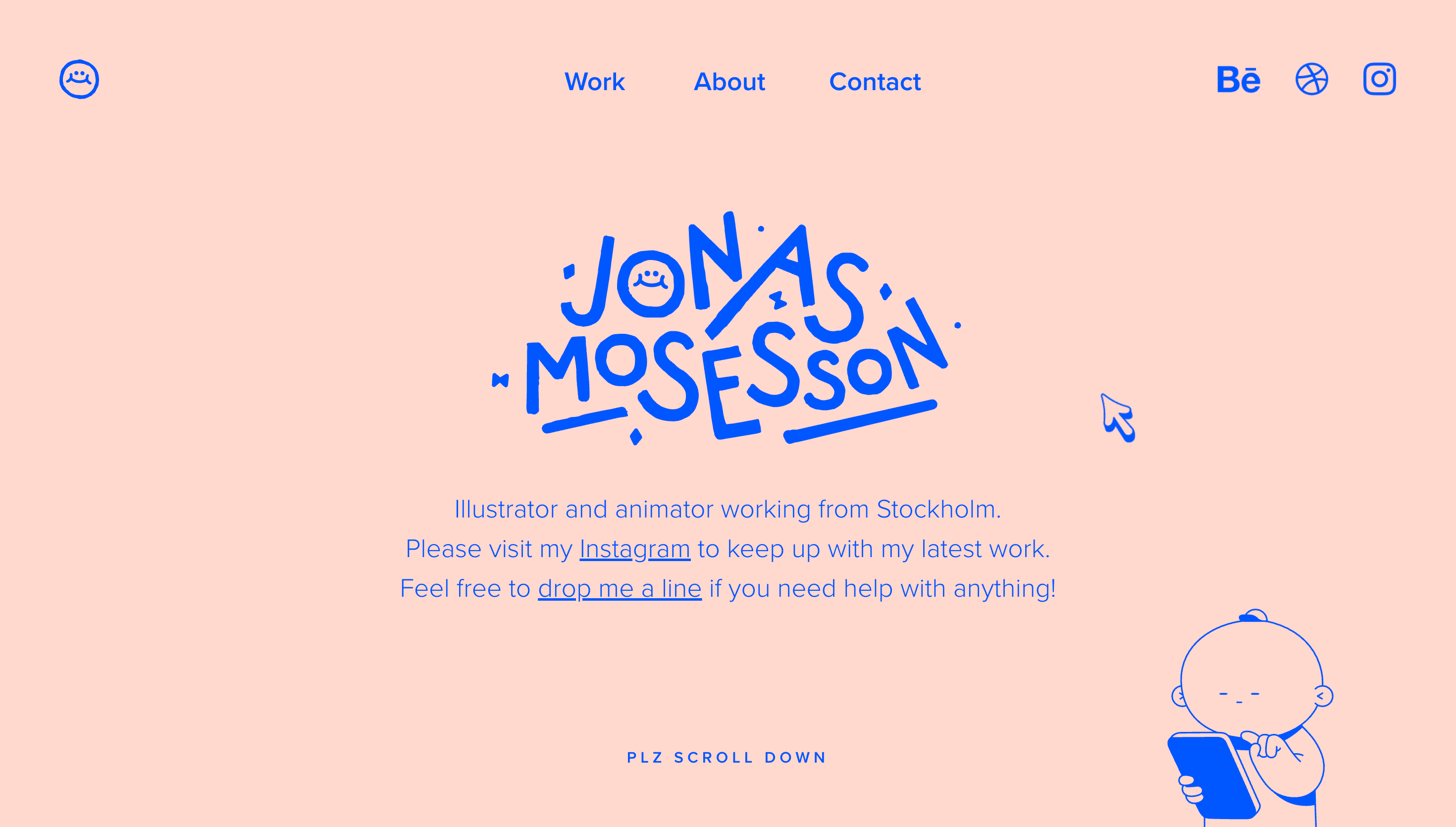 Jonas Mosesson — Illustration, Animation website design