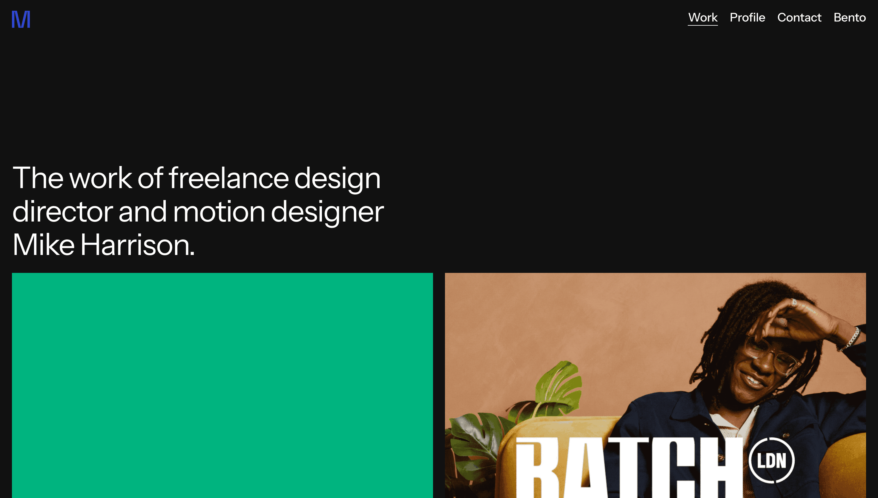 StudioMH — Designer, Studio website design