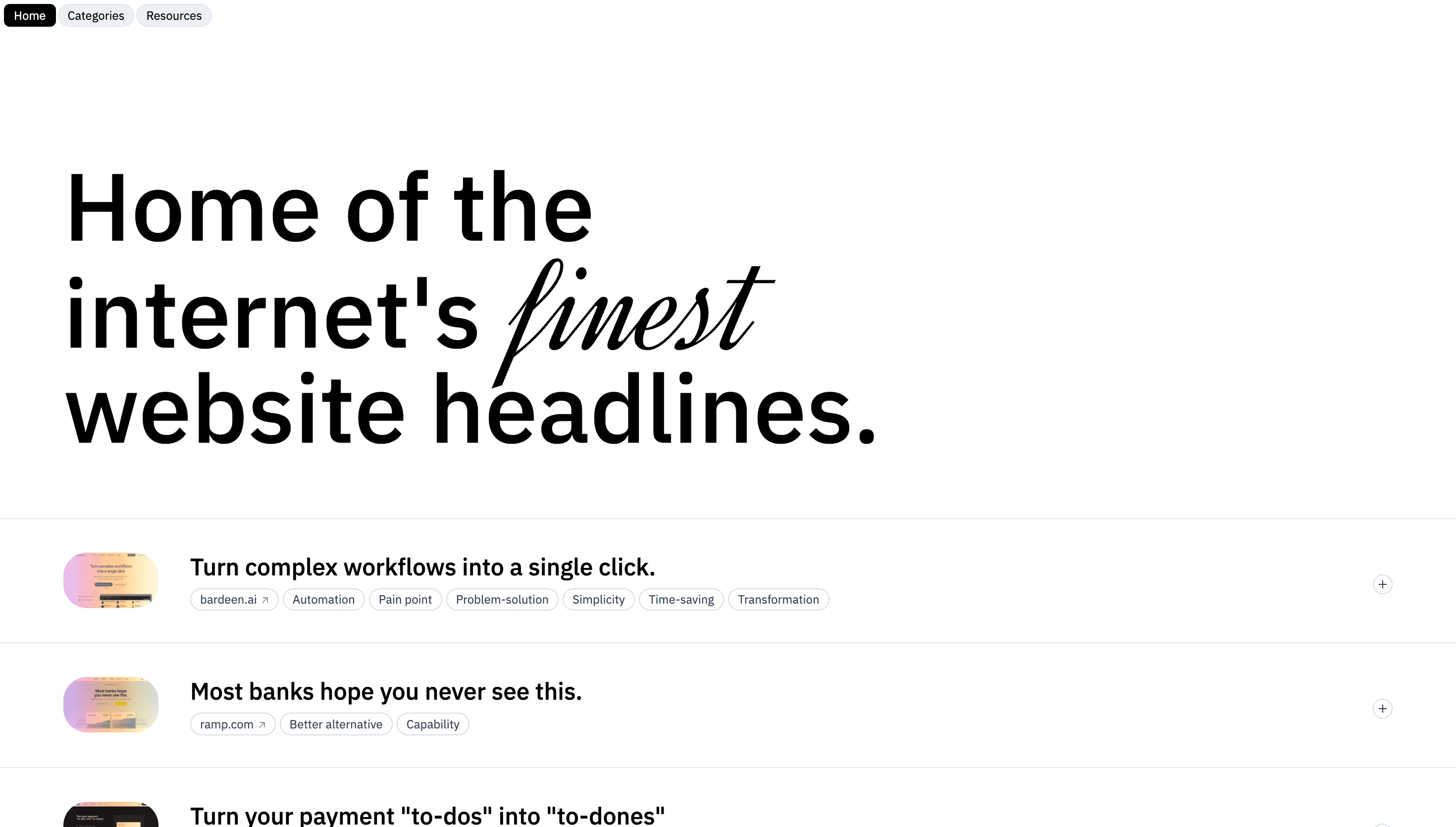 Website Headlines — SaaS, Landing Page website design